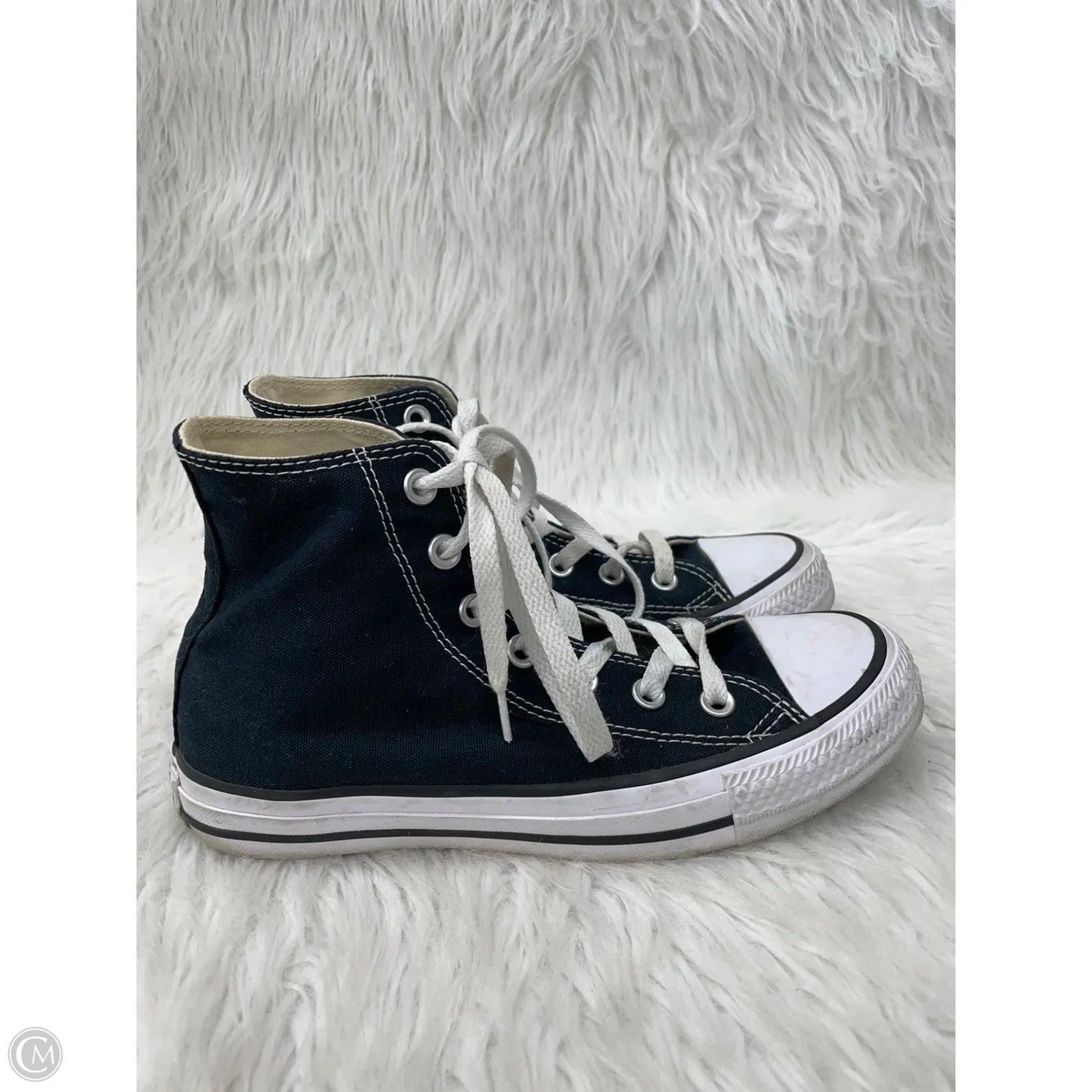 Shoes Sneakers By Converse In Black & White, Size: 7