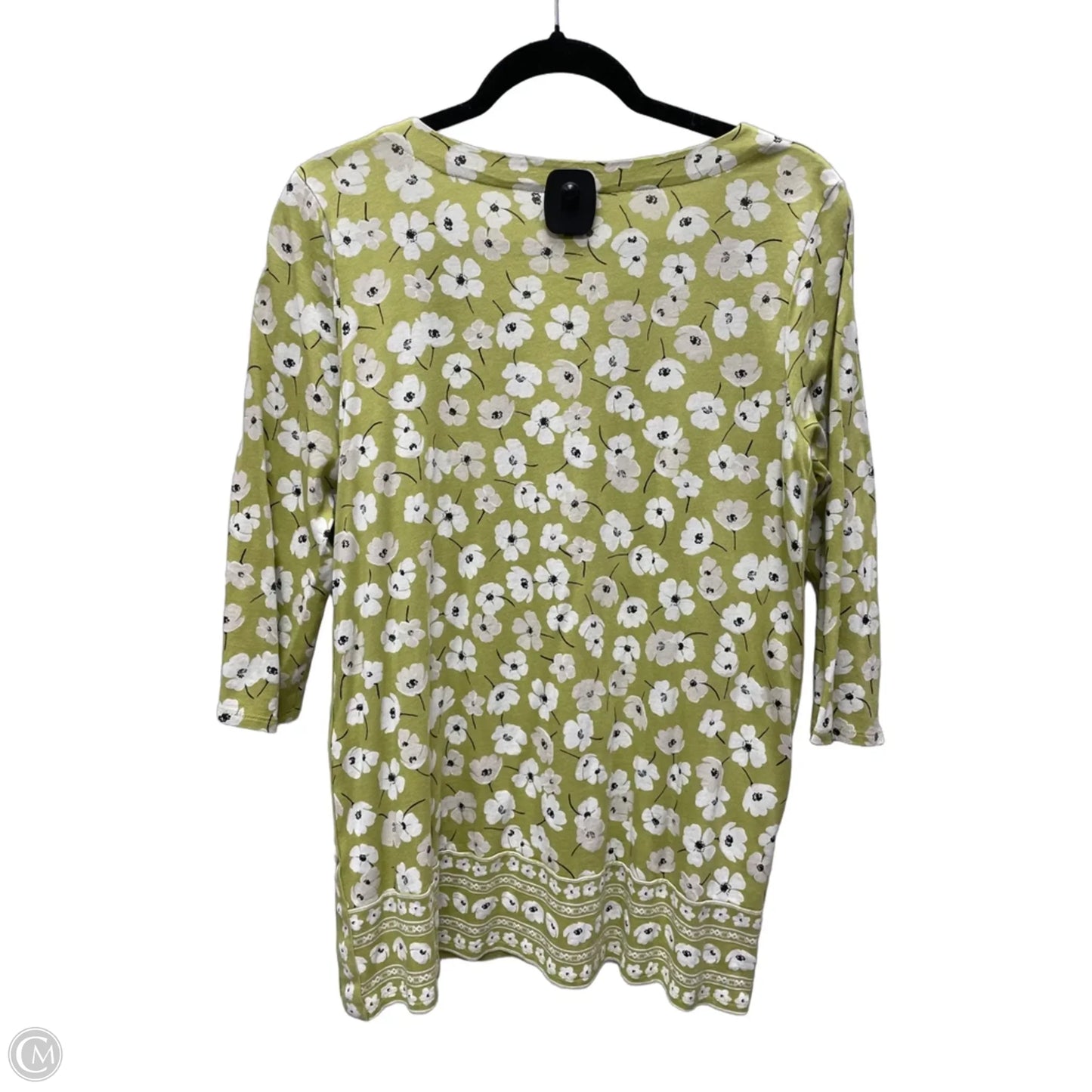 Top Long Sleeve By J. Jill In Floral Print, Size: M