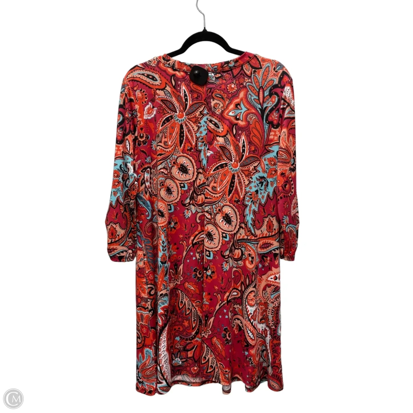 Dress Casual Short By Agb In Floral Print, Size: Xl