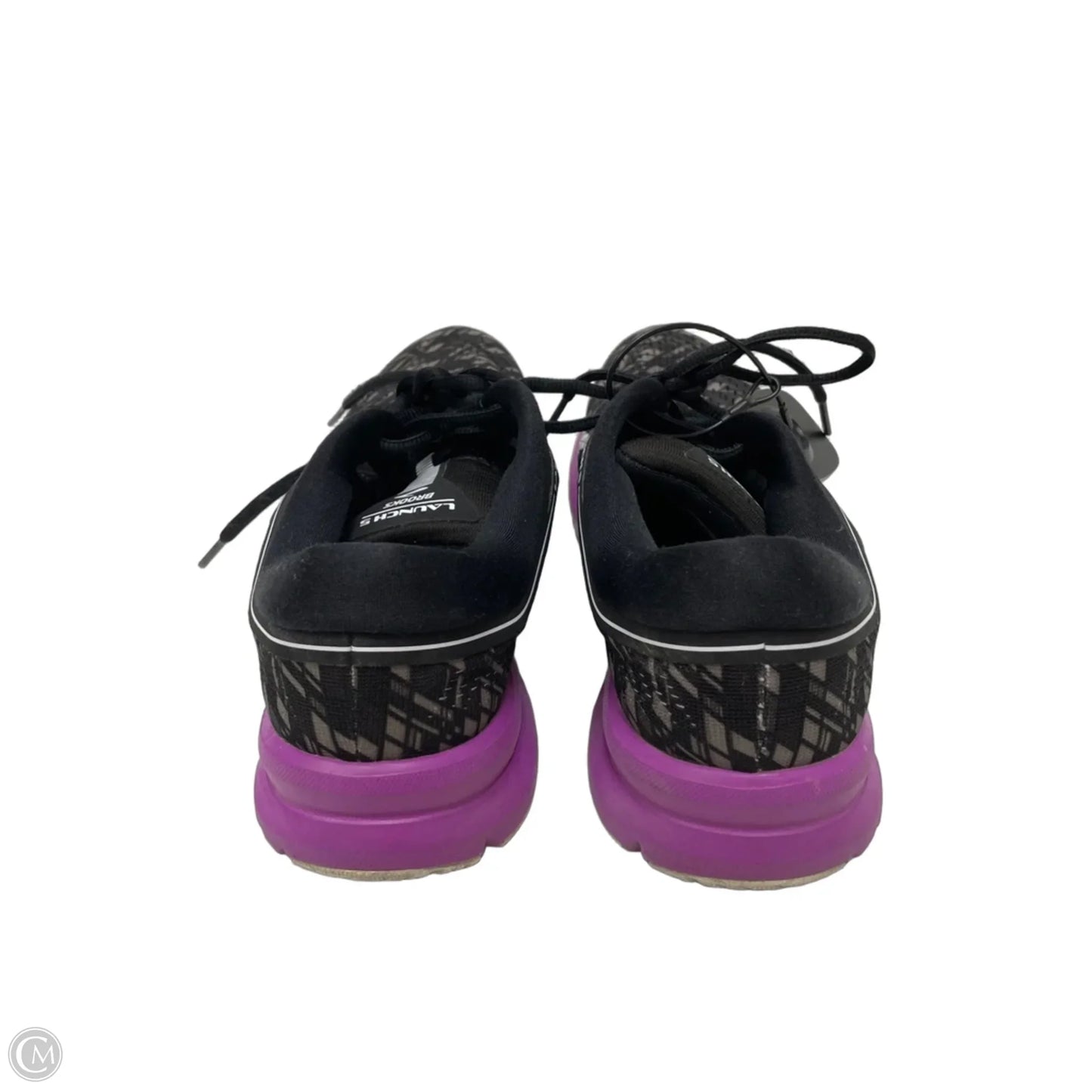 Shoes Athletic By Brooks In Black & Purple, Size: 9
