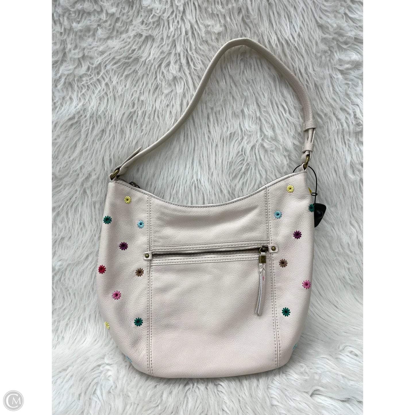 Handbag Leather By The Sak, Size: Large