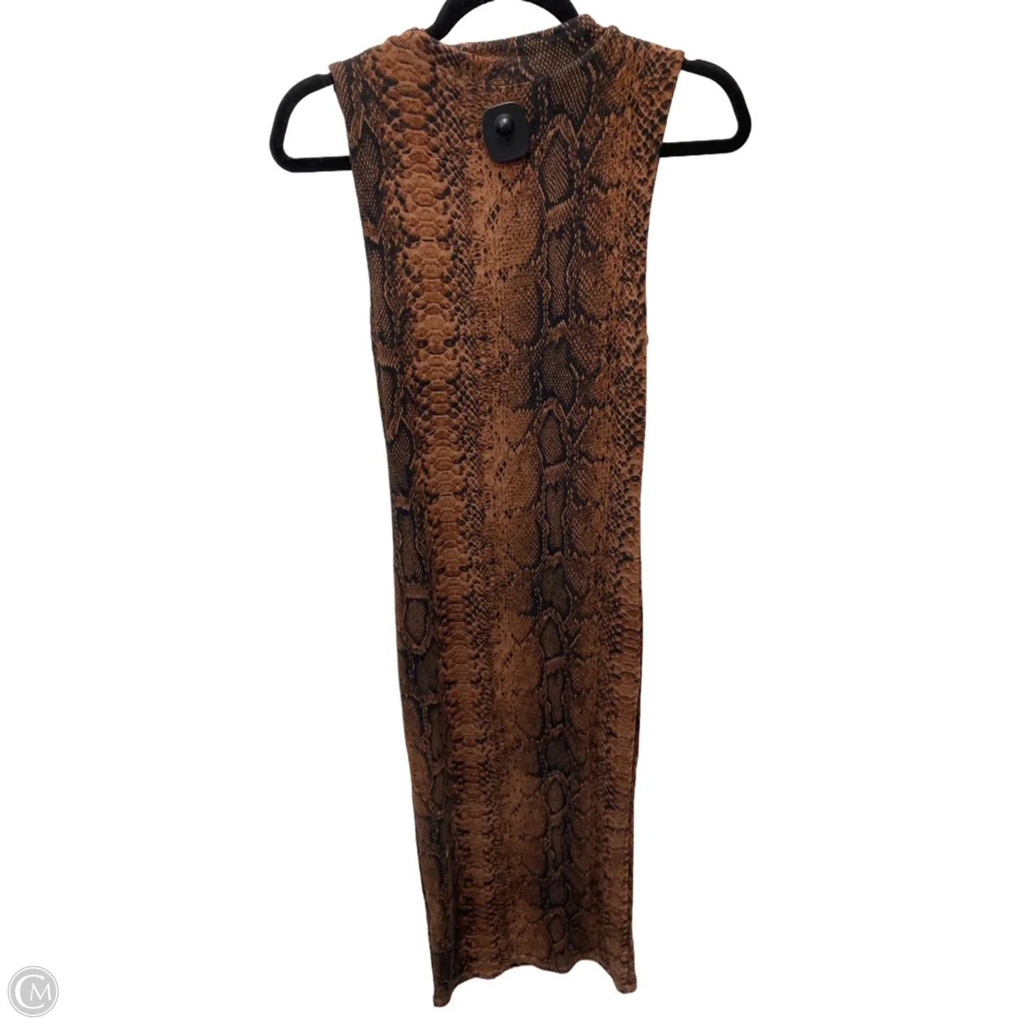 Dress Casual Maxi By Bar Iii In Snakeskin Print, Size: L