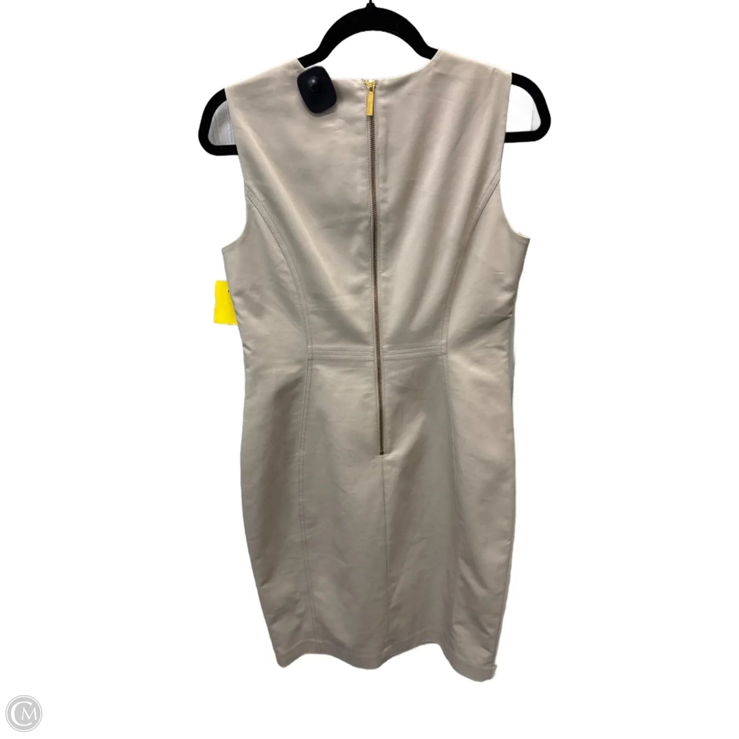 Dress Casual Short By Calvin Klein In Tan, Size: M