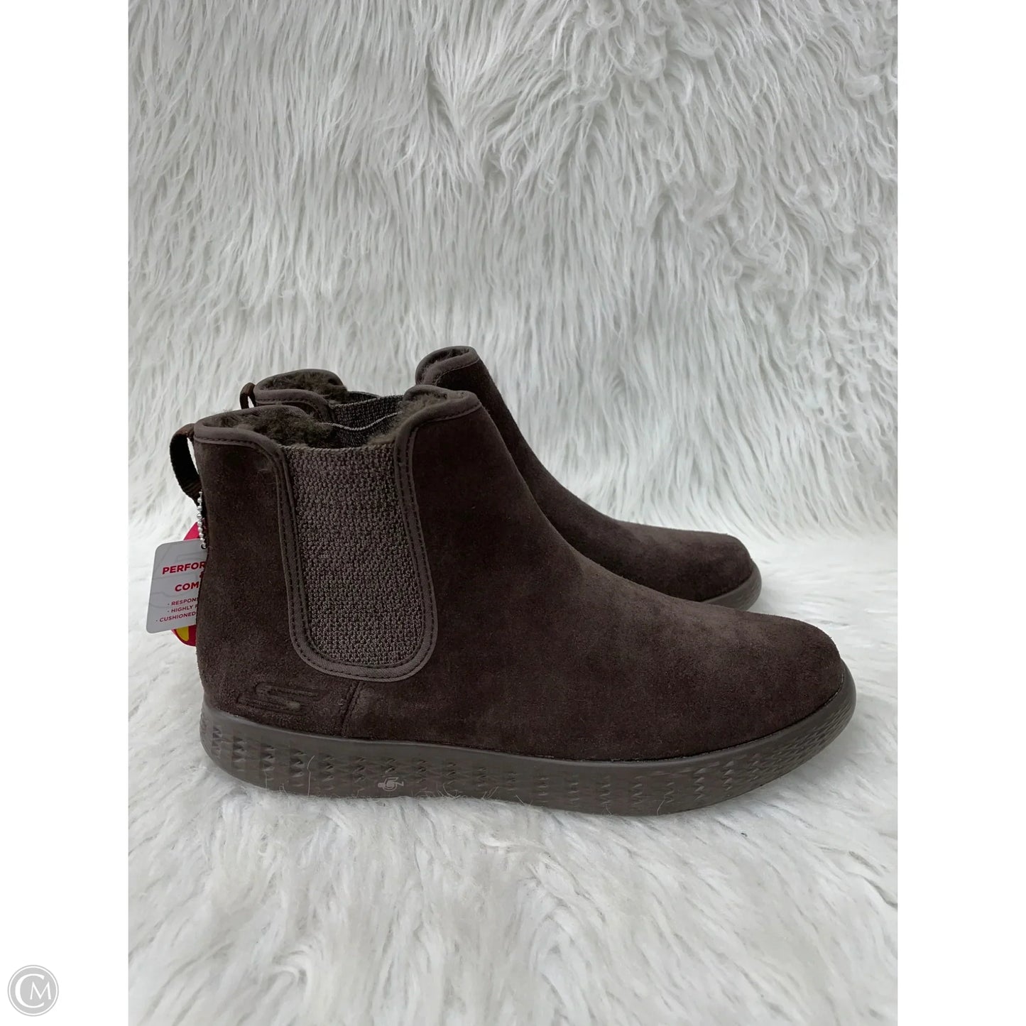 Boots Ankle Flats By Skechers In Brown, Size: 8.5