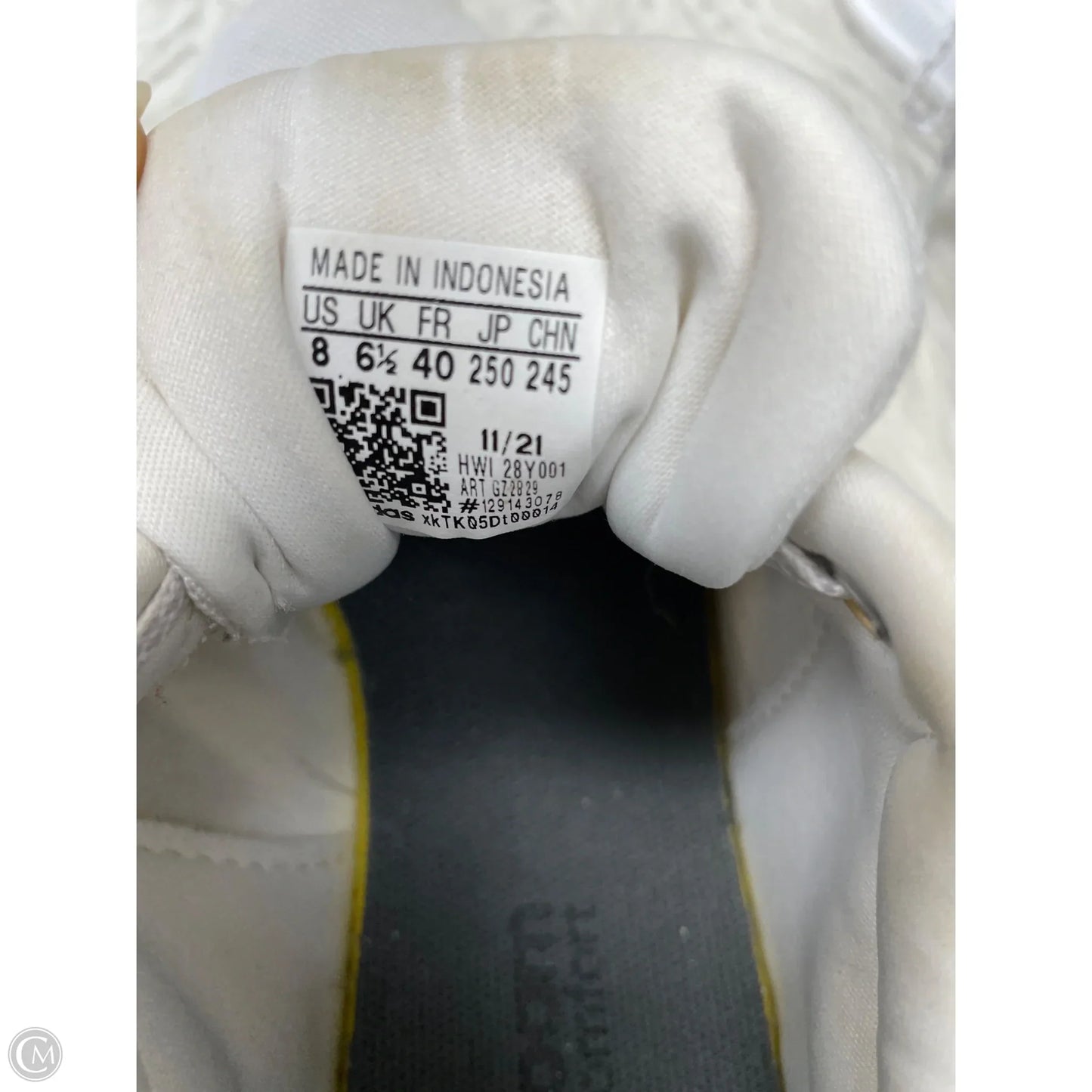 Shoes Athletic By Adidas In Grey & White, Size: 8