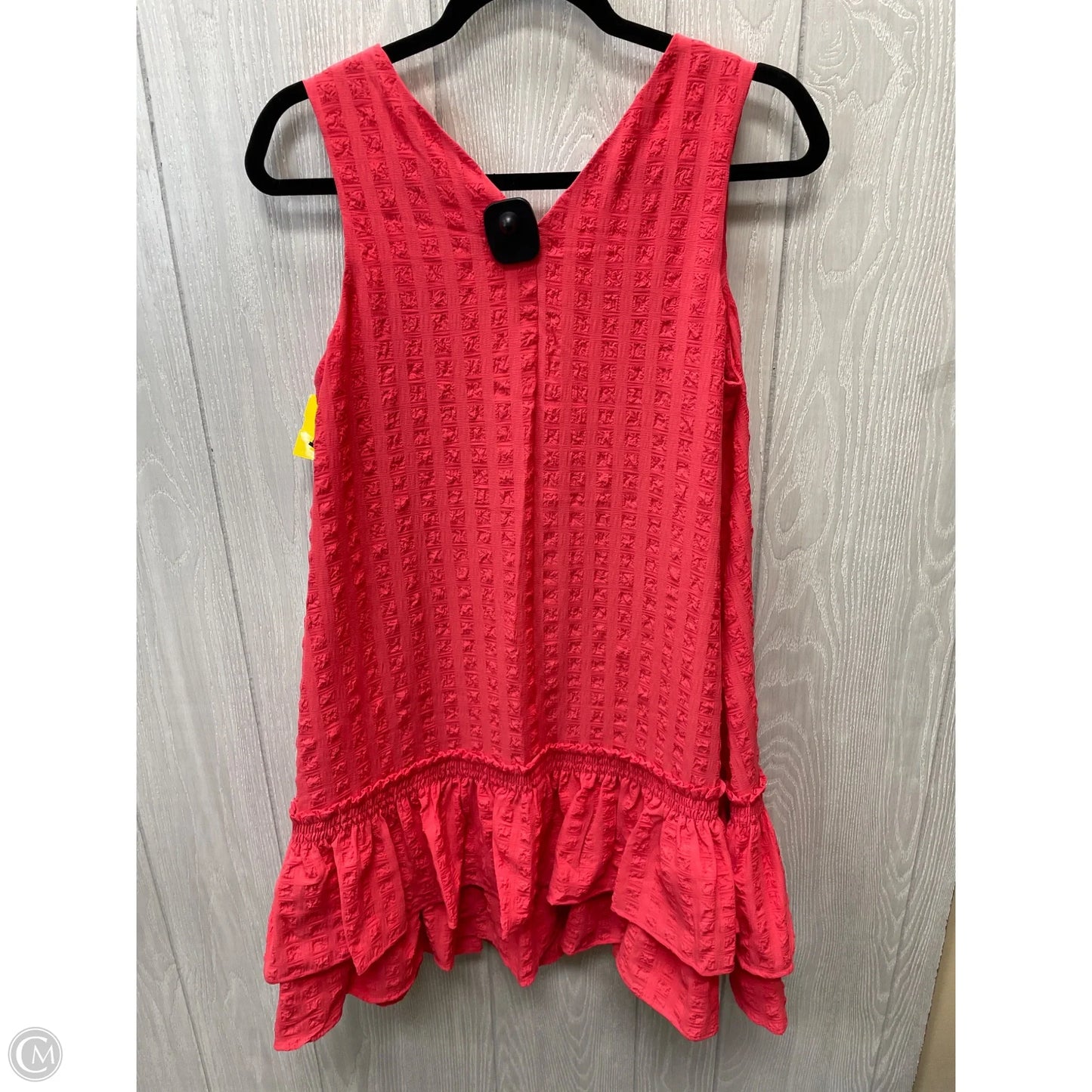 Dress Casual Short By Calvin Klein In Red, Size: S
