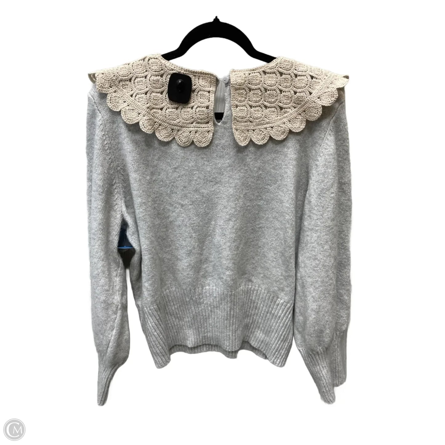 Sweater By Ana In Grey & Tan, Size: Xl
