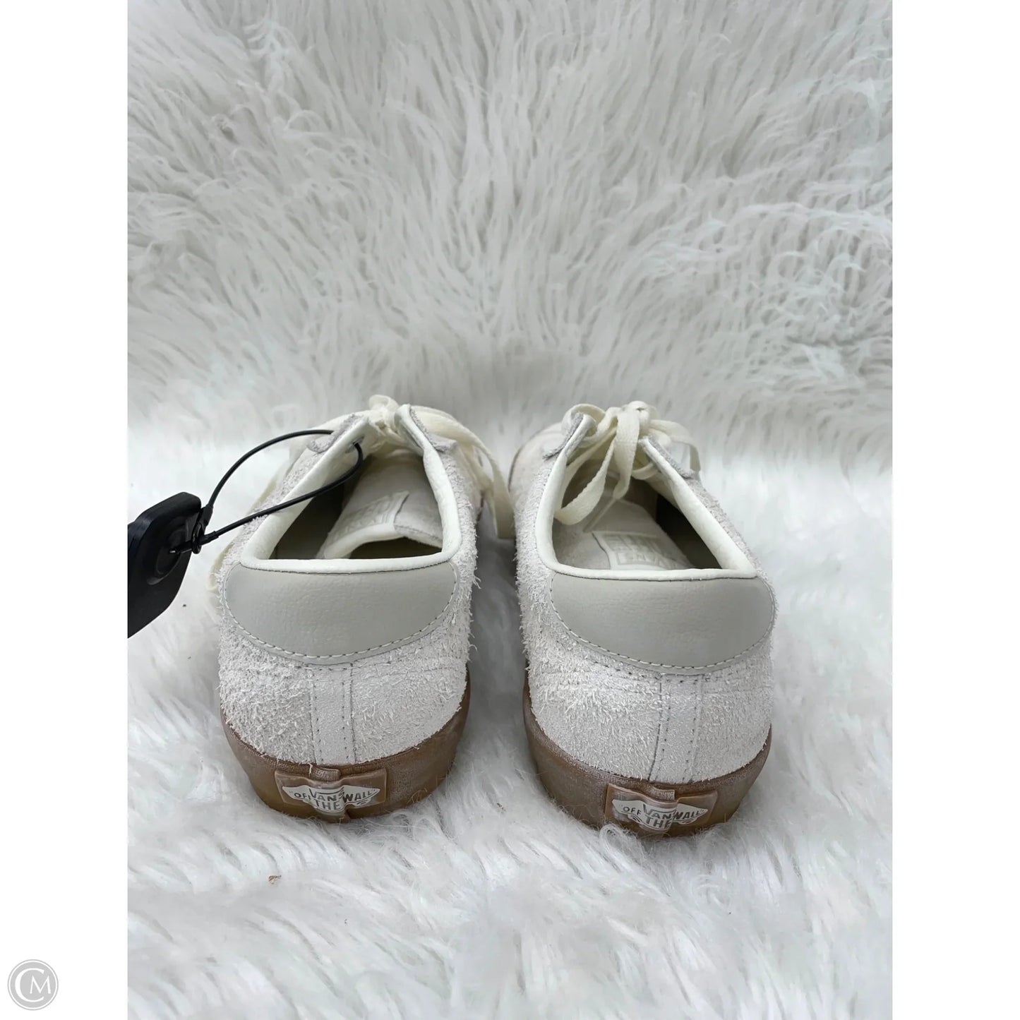 Shoes Sneakers By Vans In Green & White, Size: 9