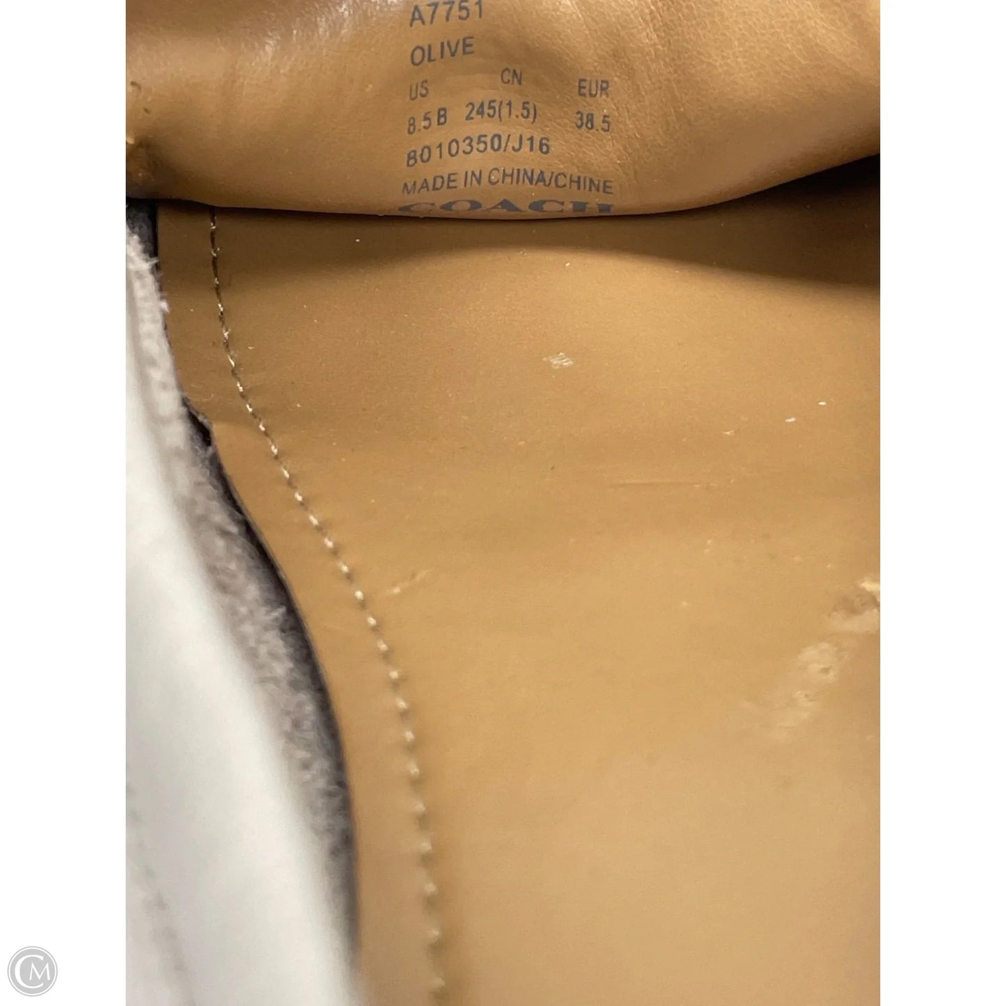 Shoes Designer By Coach In Tan, Size: 8.5