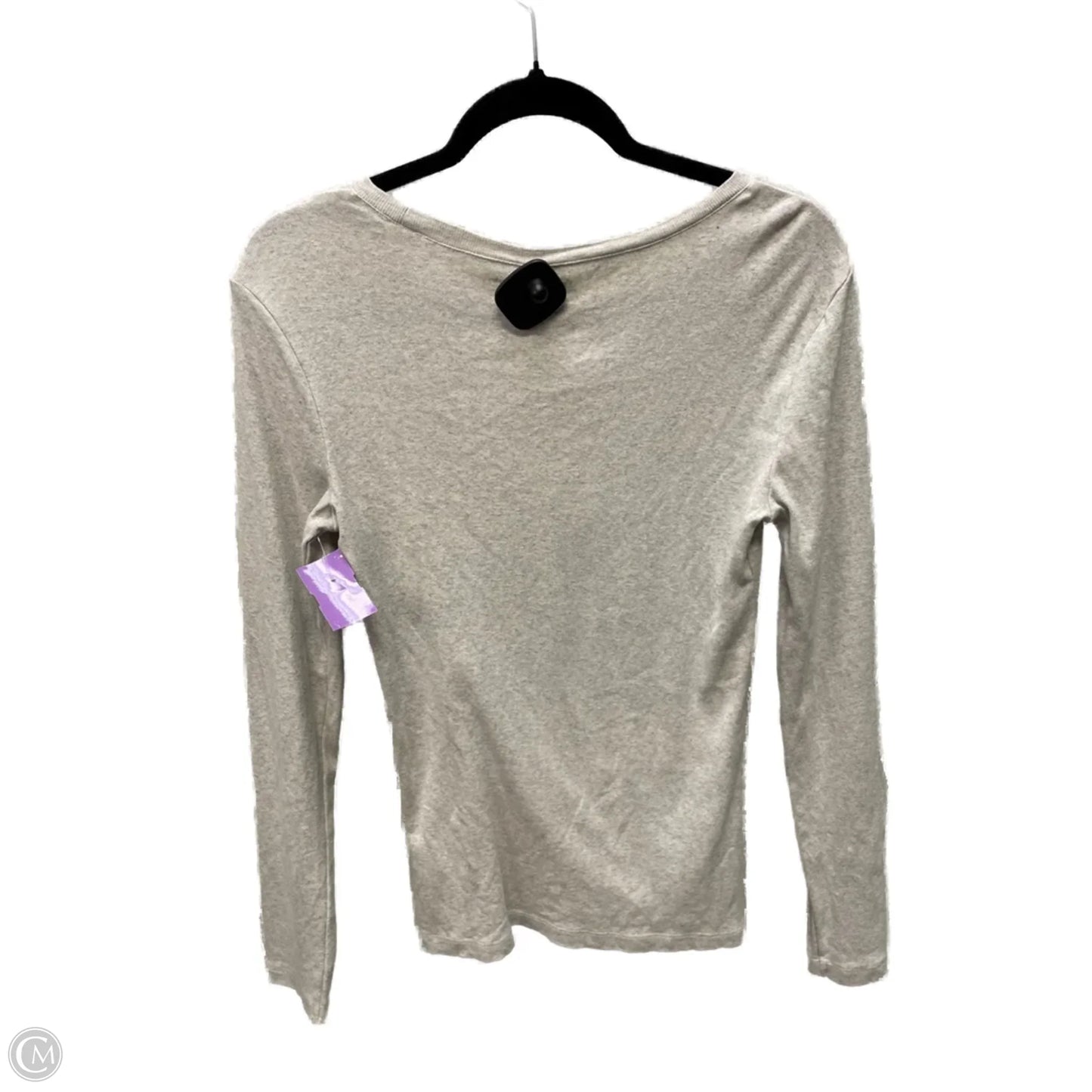 Top Long Sleeve By Tommy Hilfiger In Grey, Size: M