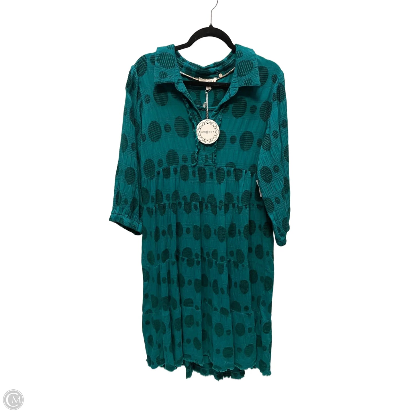 Dress Casual Short By Umgee In Polkadot Pattern, Size: 1x