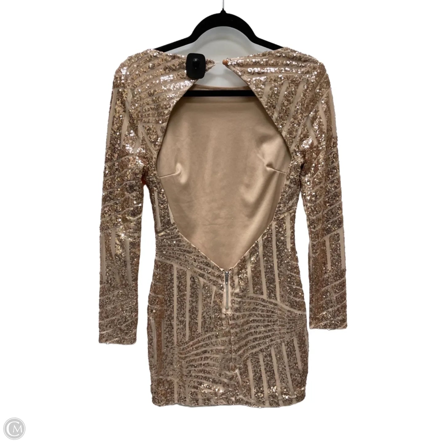 Dress Party Short By For Love & Lemons In Rose Gold, Size: L