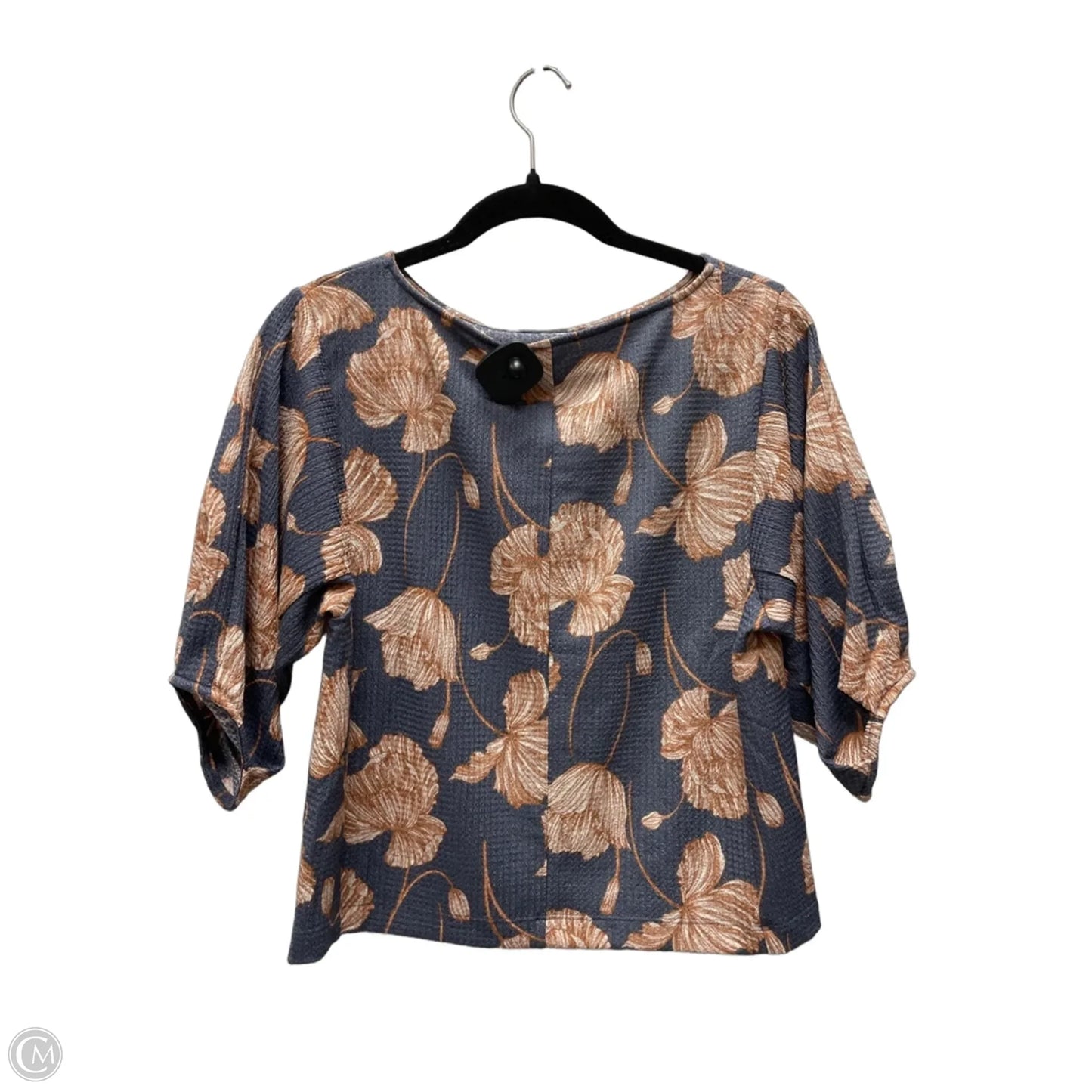Top Short Sleeve By Loft In Floral Print, Size: Xs