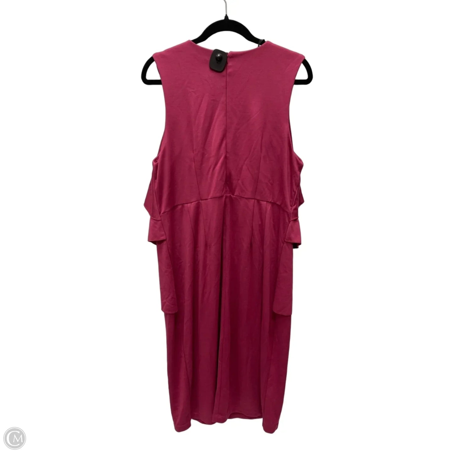 Dress Casual Midi By Eloquii In Red, Size: L