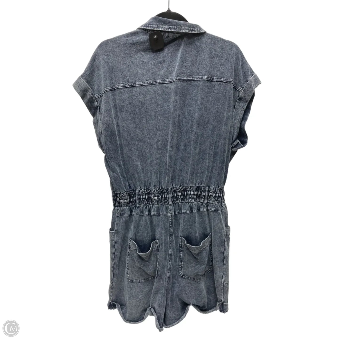 Romper By White Birch In Blue Denim, Size: L