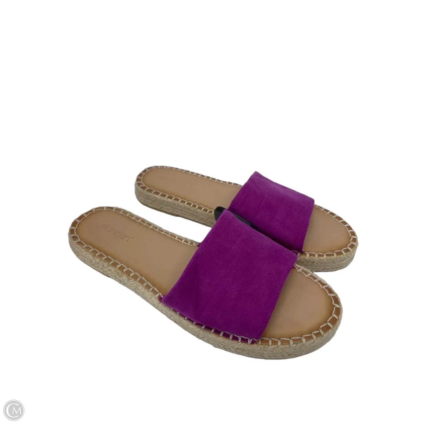 Sandals Flats By Old Navy In Purple & Tan, Size: 9
