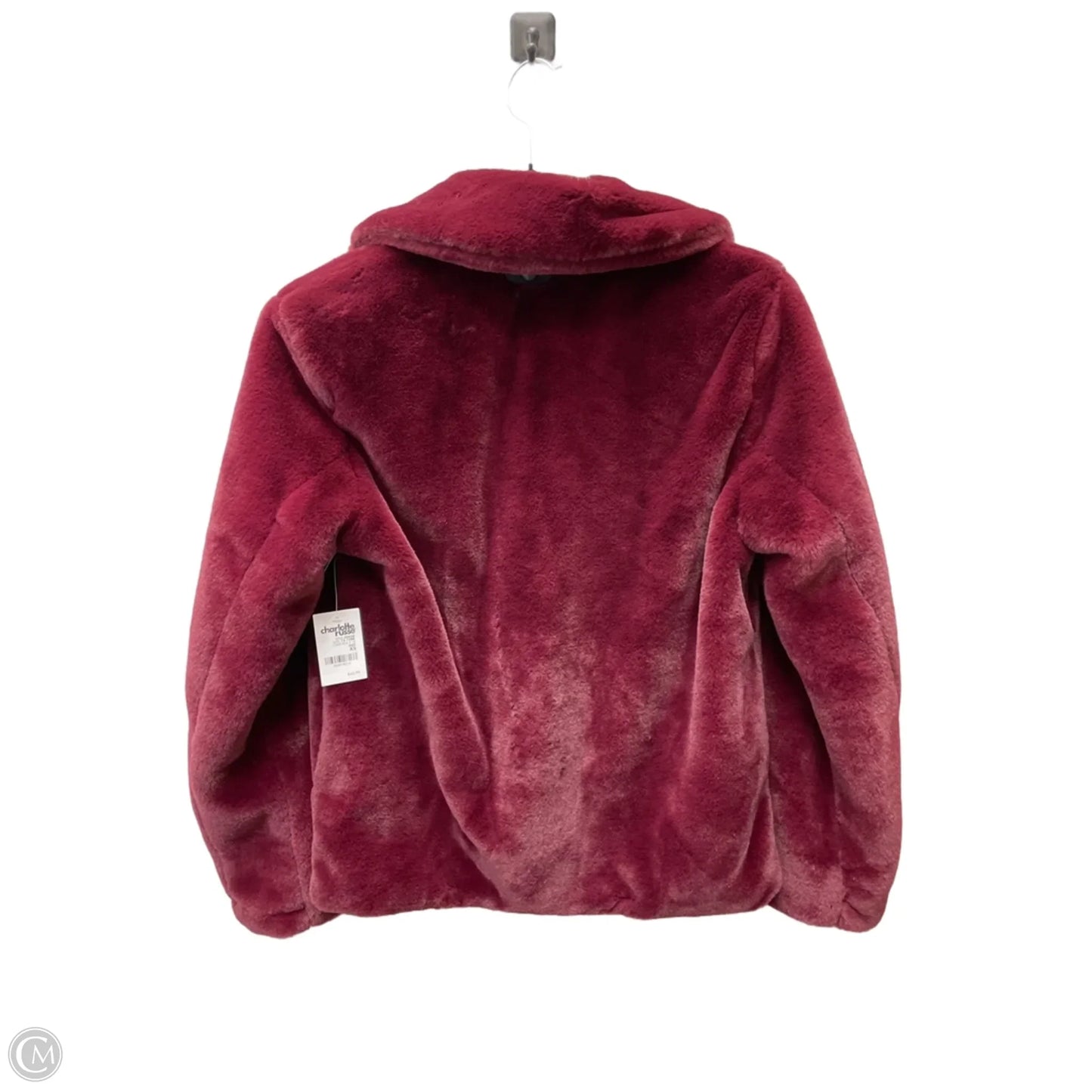 Coat Faux Fur & Sherpa By Charlotte Russe In Red, Size: Xs