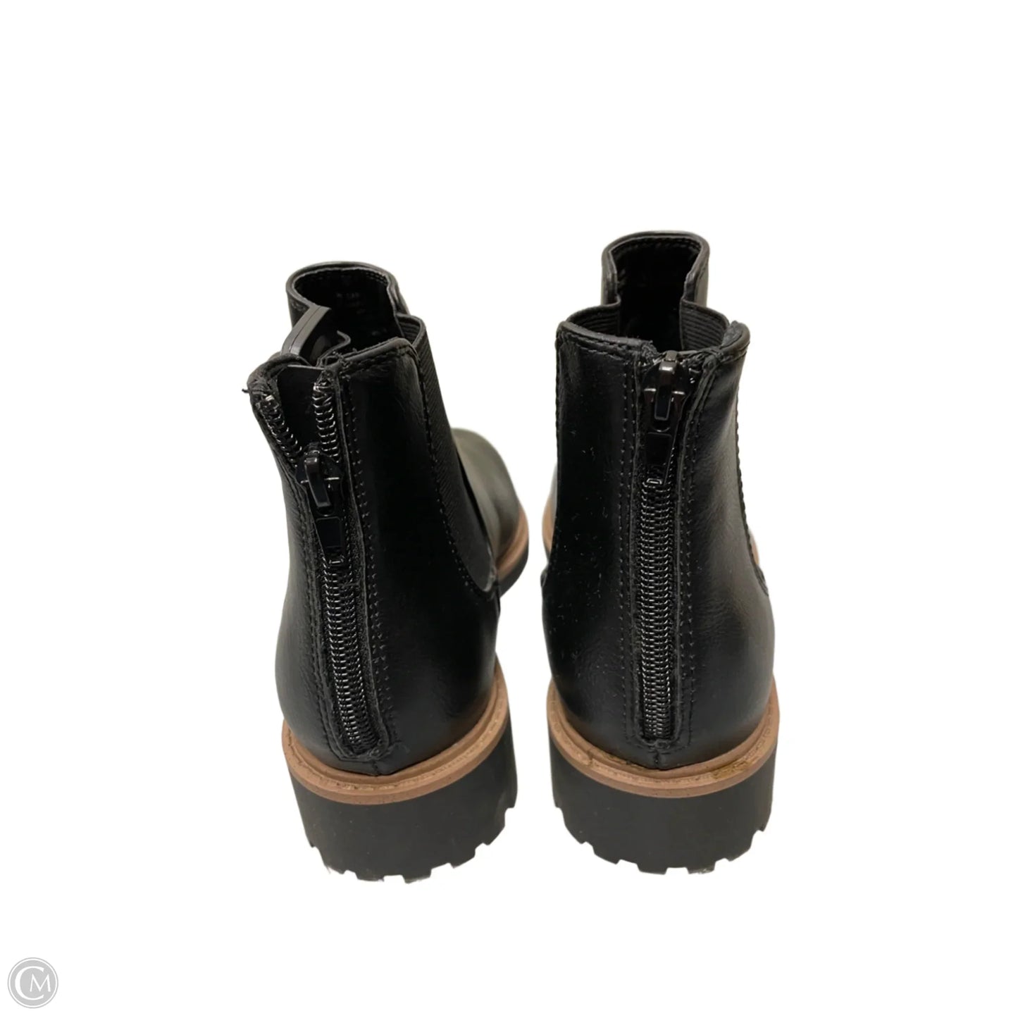 Boots Ankle Flats By Esprit In Black, Size: 8
