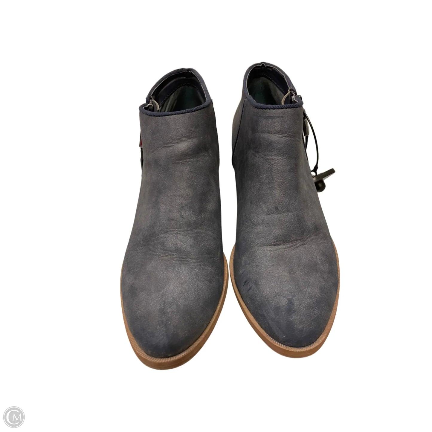 Boots Ankle Heels By Simply Vera In Navy, Size: 7.5