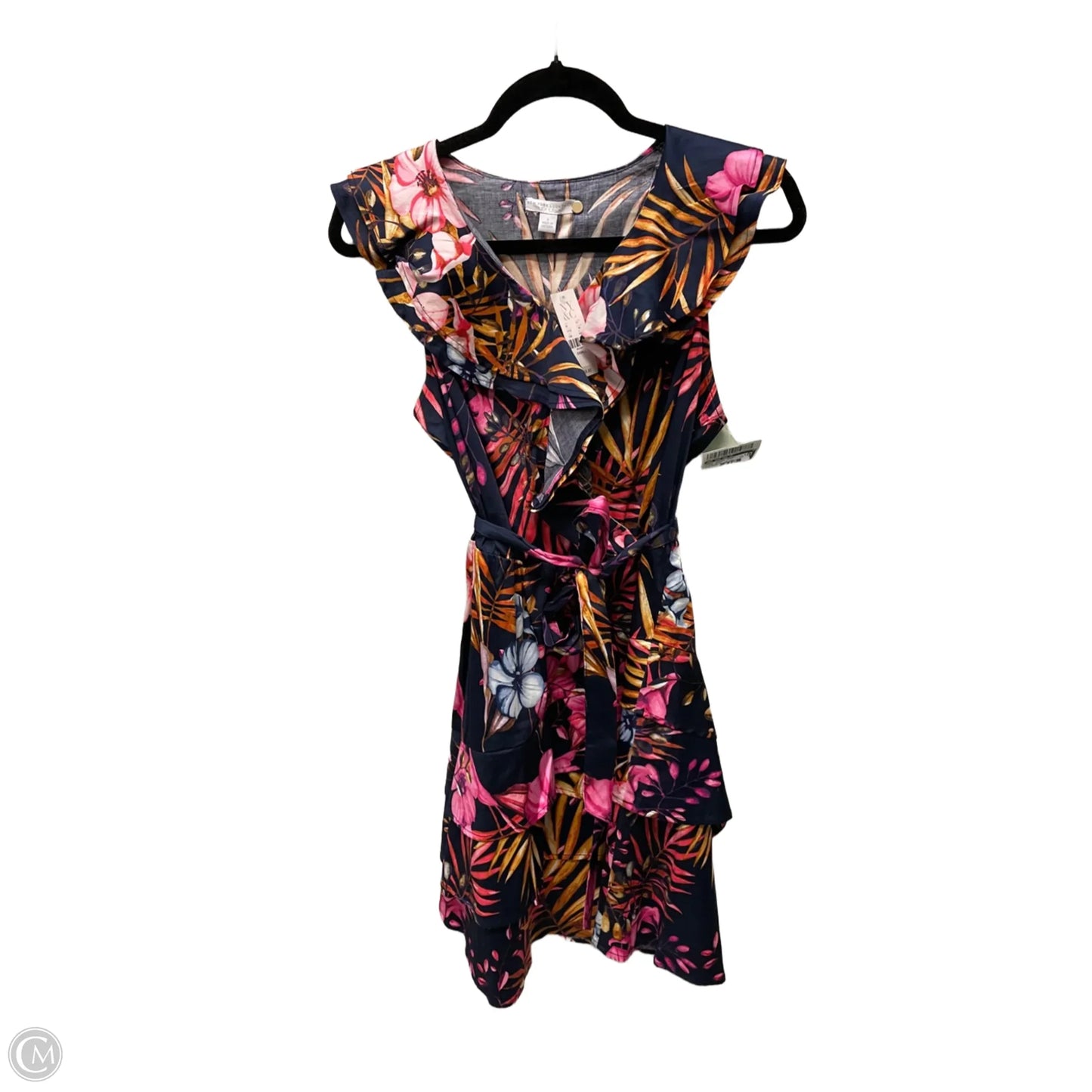 Dress Casual Short By New York And Co In Floral Print, Size: S