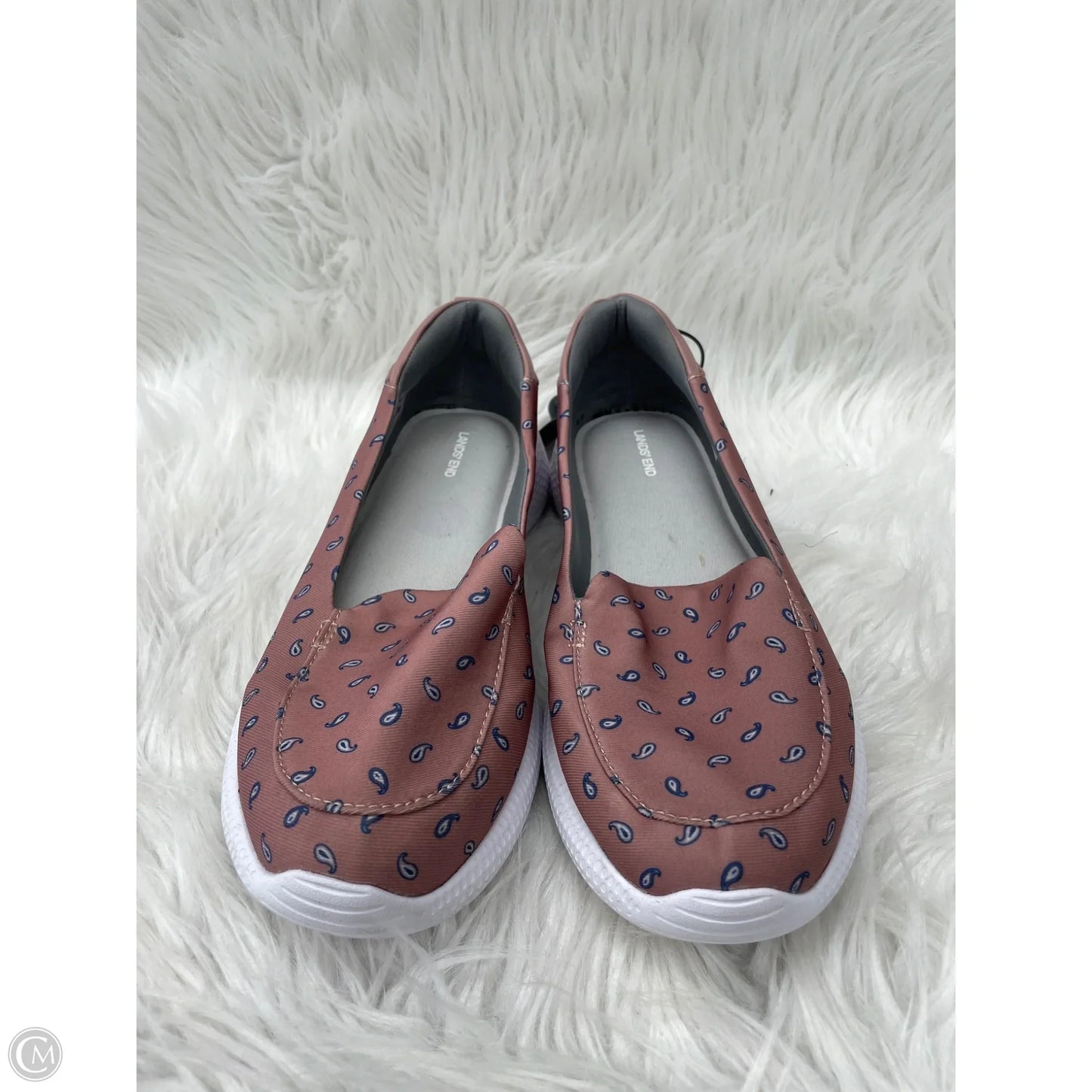 Shoes Flats By Lands End In Blue & Pink, Size: 9
