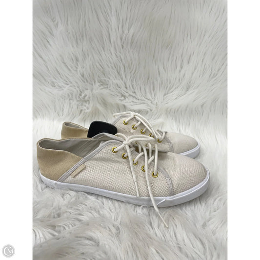 Shoes Sneakers By Tommy Hilfiger In Tan & White, Size: 8.5