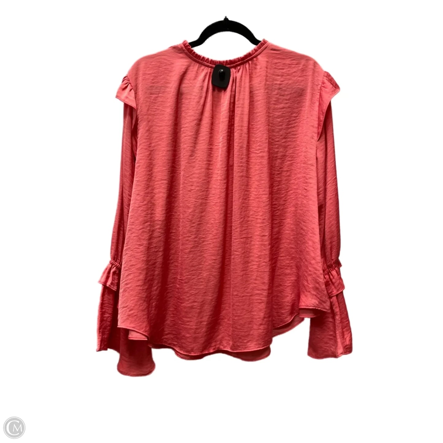 Blouse Long Sleeve By A New Day In Pink, Size: 3x