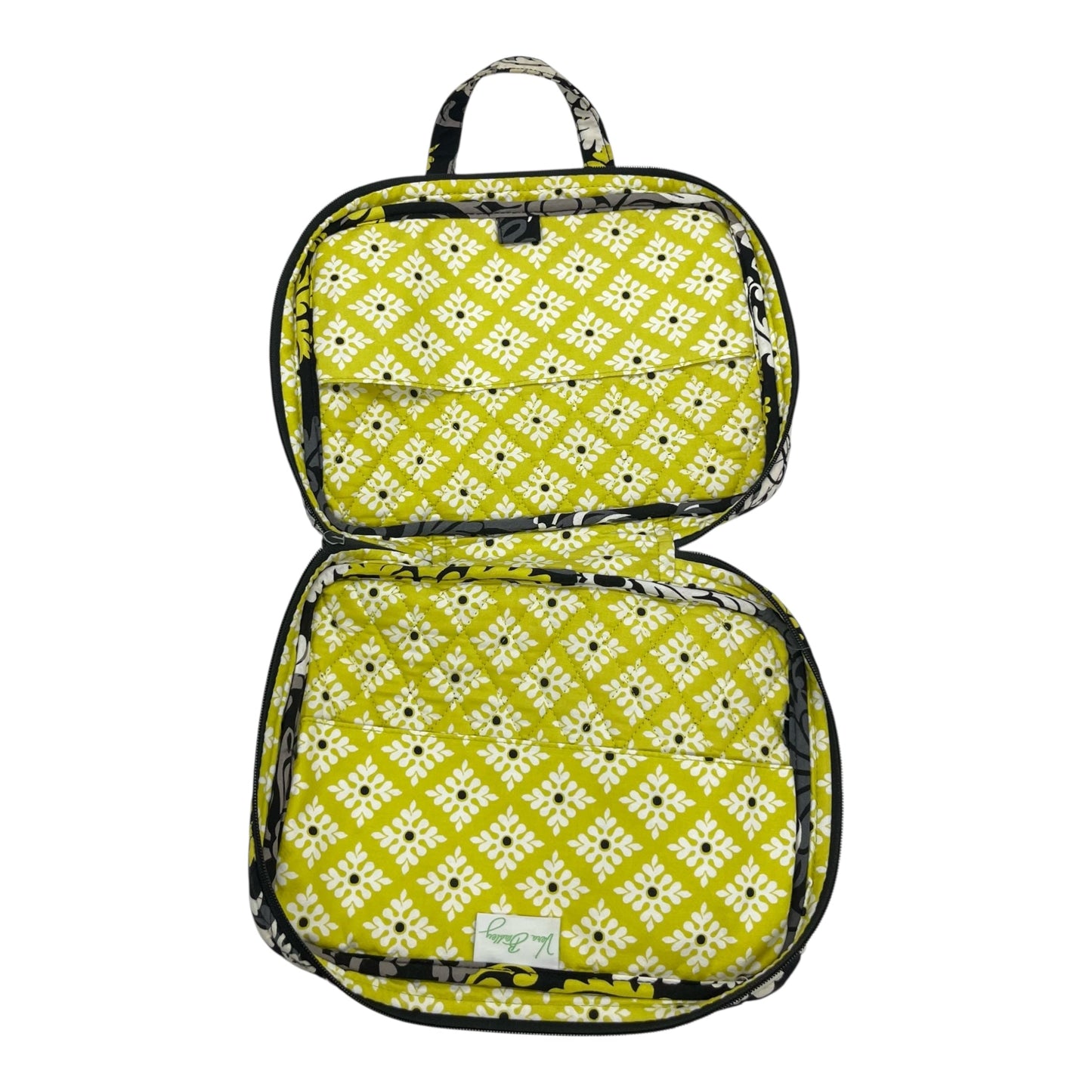 Makeup Bag By Vera Bradley In Black, Size:Medium