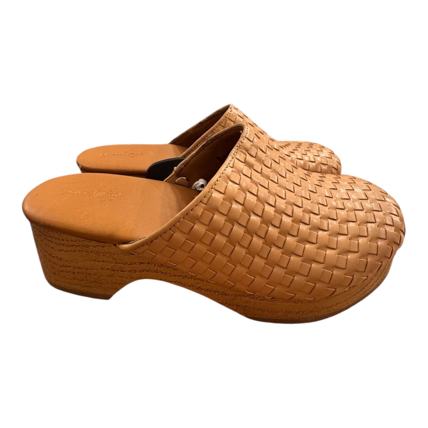 Shoes Heels Block By Universal Thread In Tan, Size:9