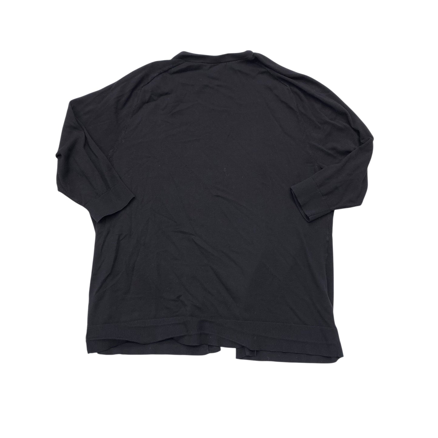 Sweater Cardigan By Loft In Black, Size:16