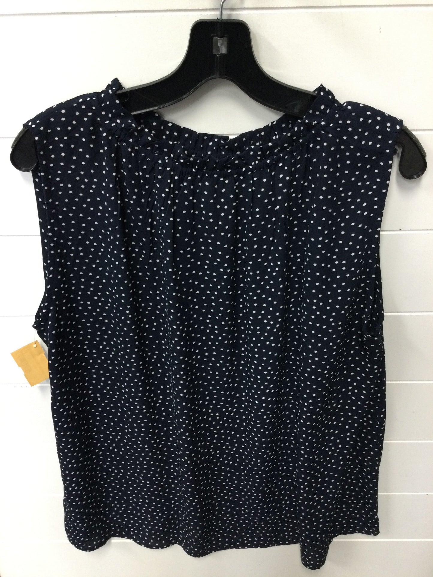 Top Sleeveless By Loft In Navy, Size:Xl