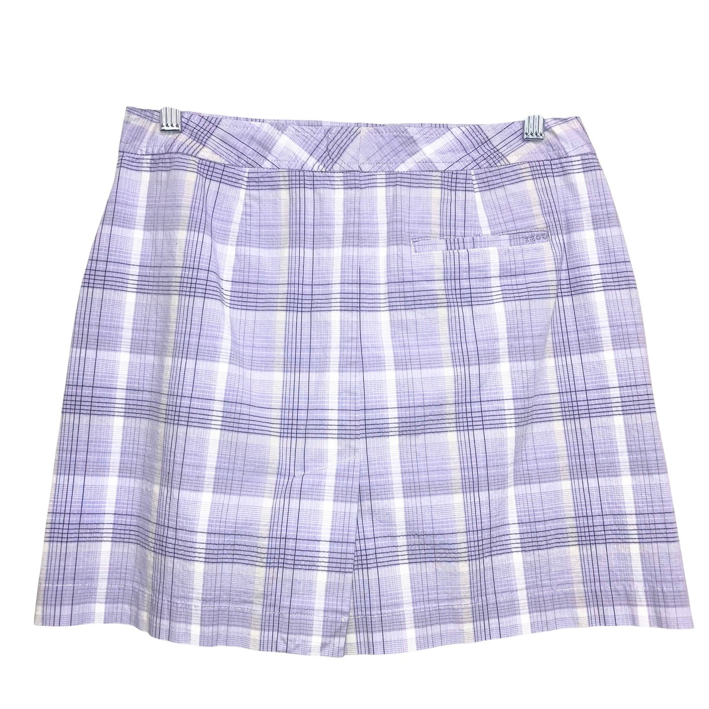 Athletic Skort By Izod In Plaid Pattern, Size:S