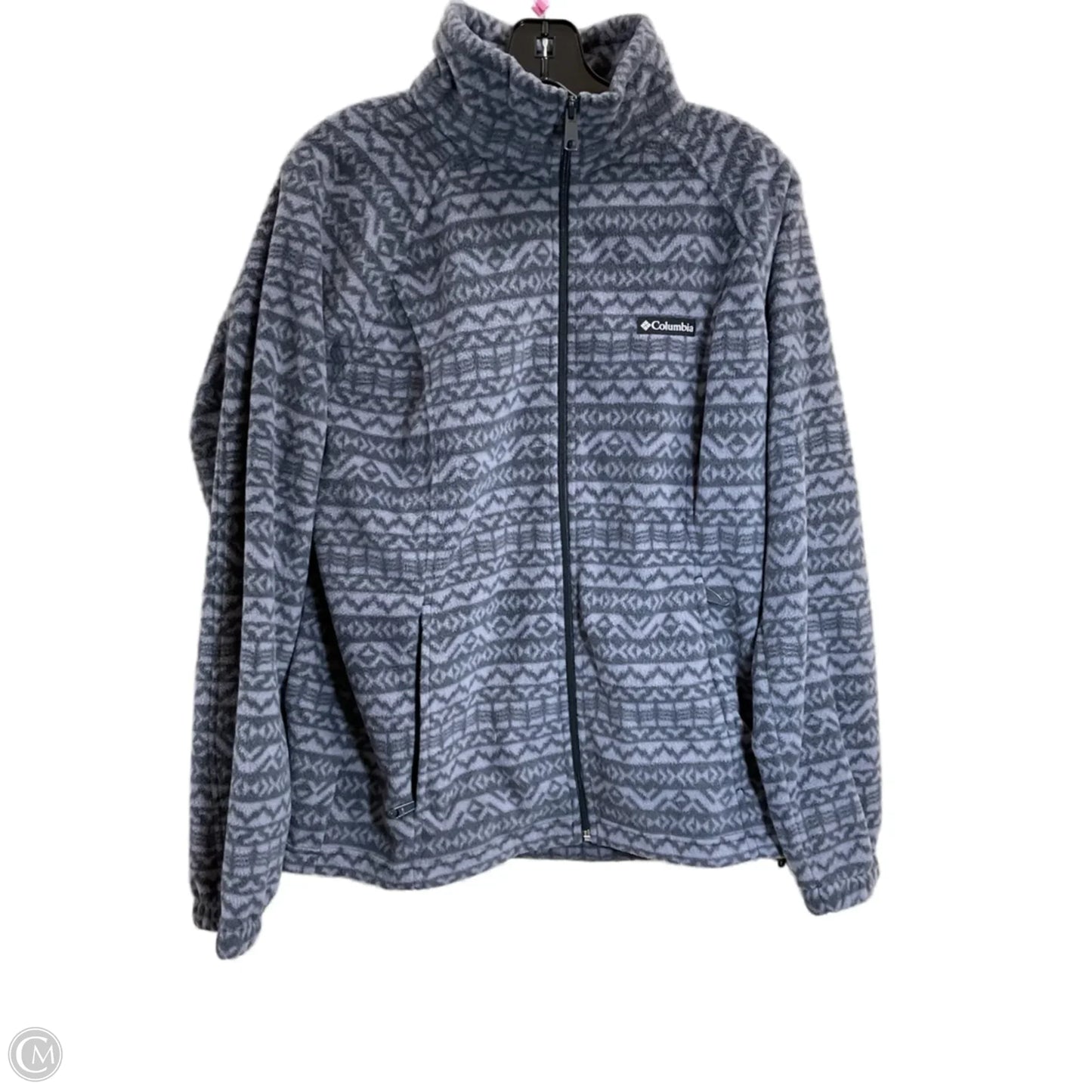 Jacket Fleece By Columbia In Grey, Size: L
