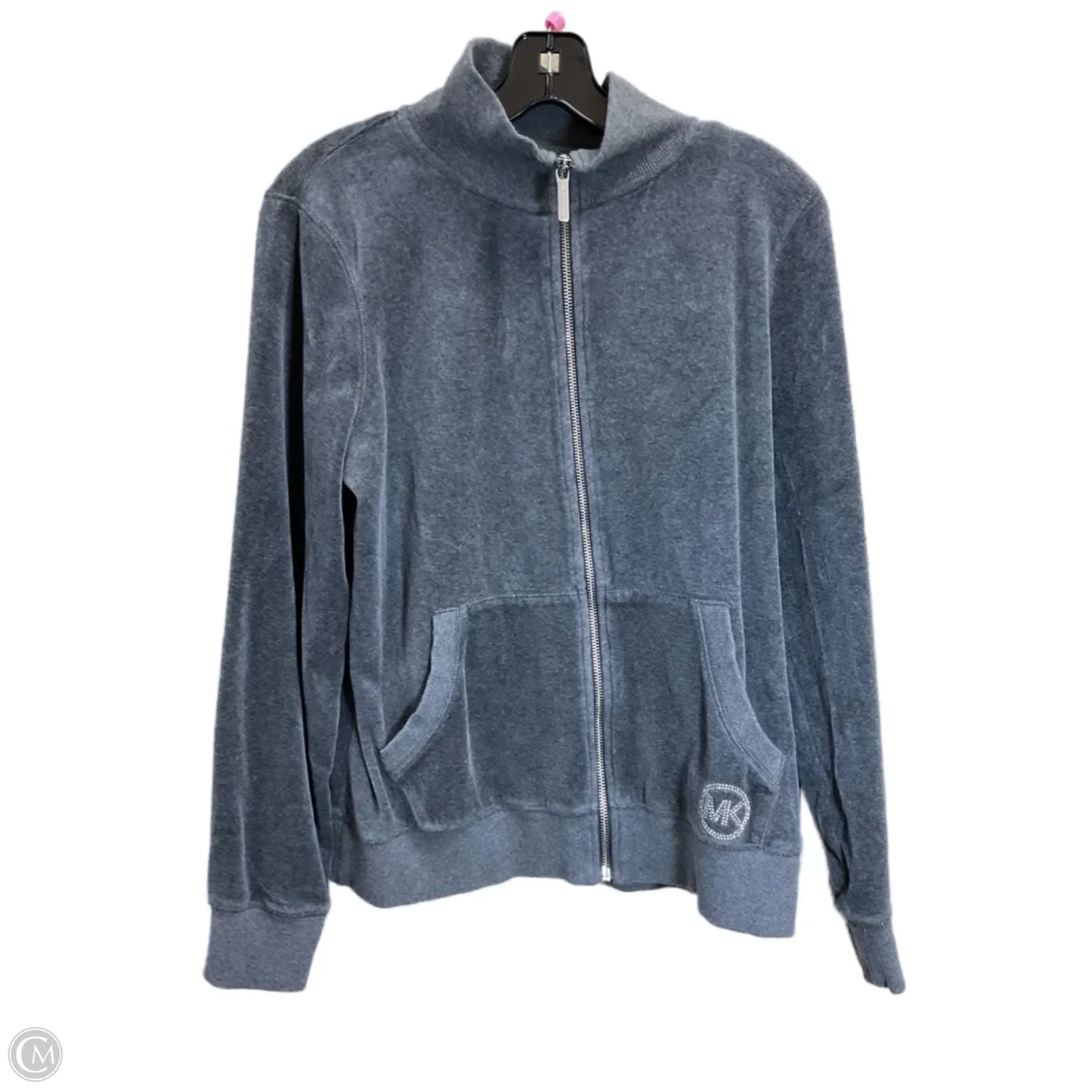 Jacket Fleece By Michael By Michael Kors In Grey, Size: L
