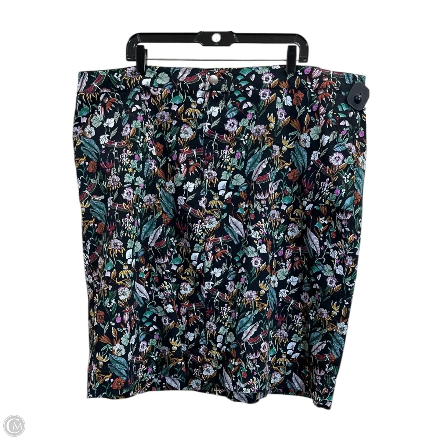 Skirt Midi By Cj Banks In Black, Size: 3x