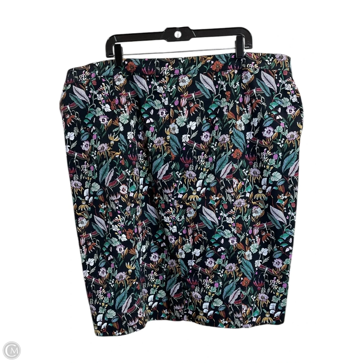 Skirt Midi By Cj Banks In Black, Size: 3x