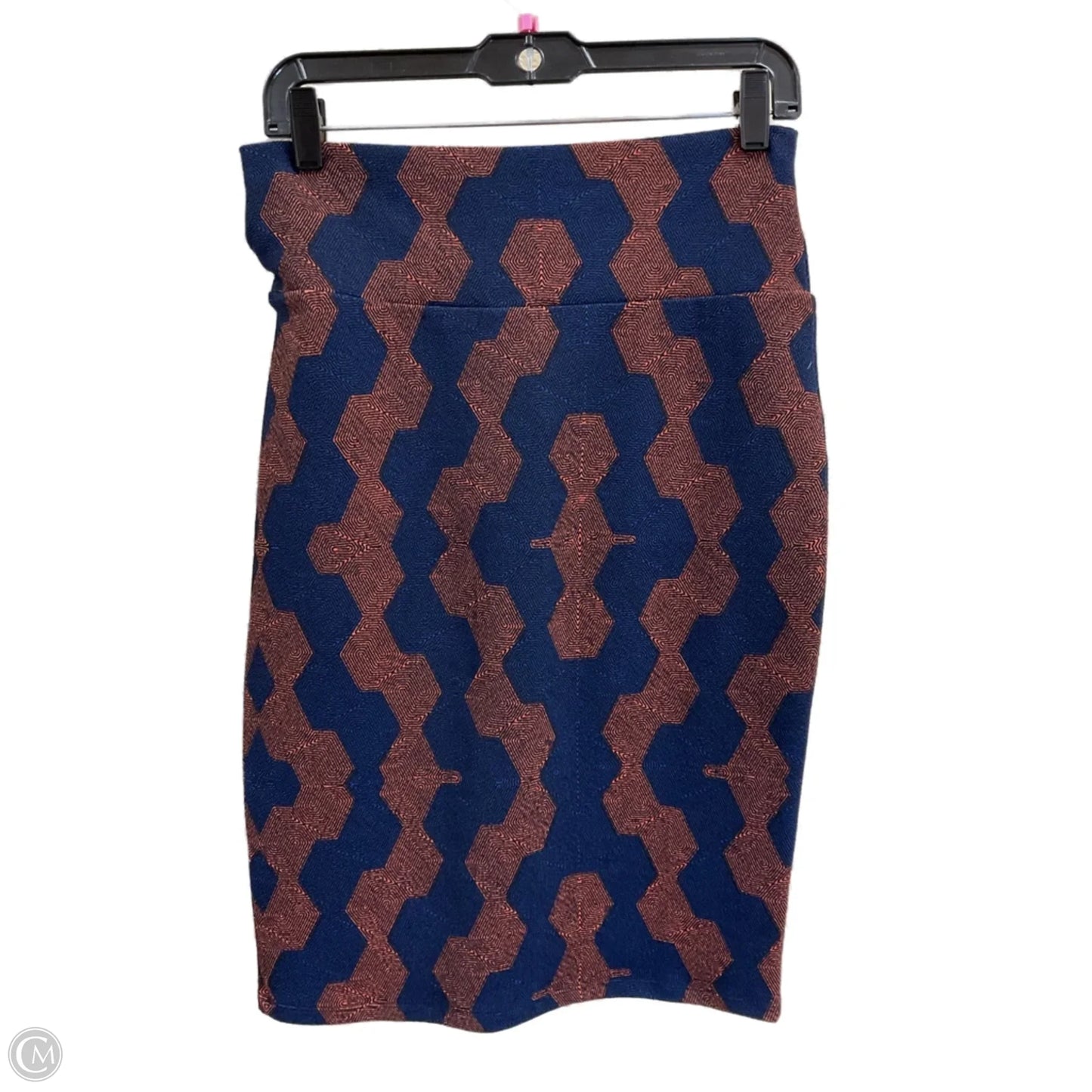 Skirt Midi By Lularoe In Blue & Orange, Size: S