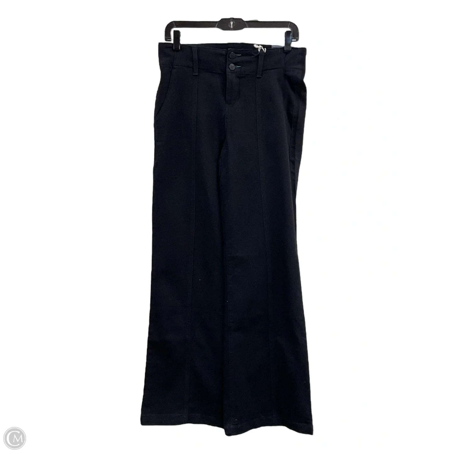 Jeans Wide Leg By 1822 Denim In Black Denim, Size: 8