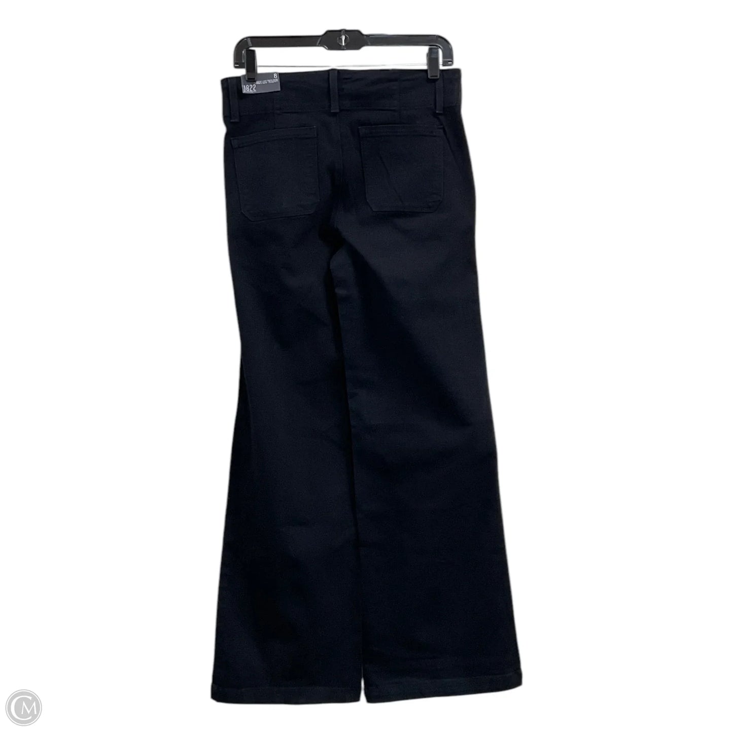 Jeans Wide Leg By 1822 Denim In Black Denim, Size: 8