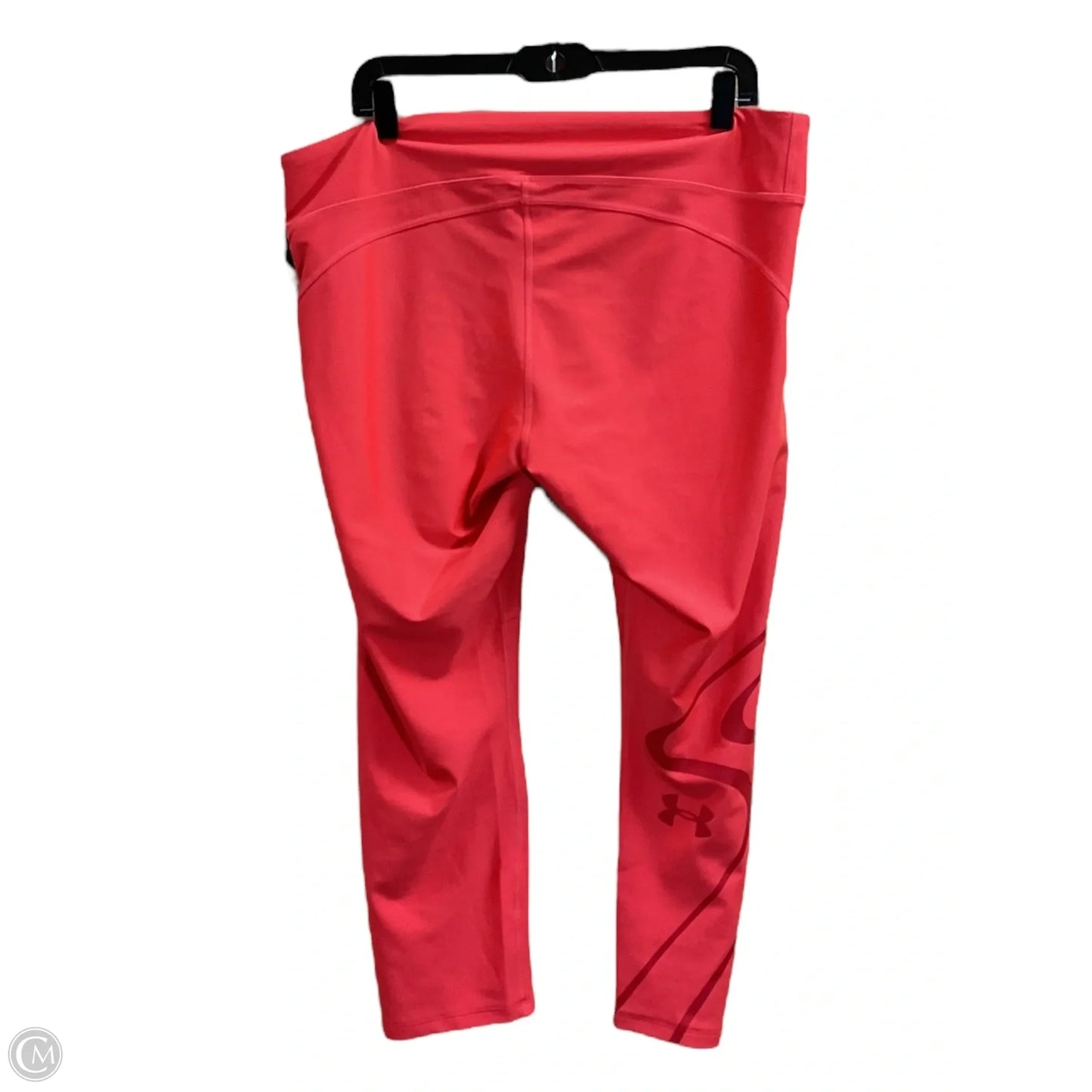Athletic Leggings Capris By Under Armour In Orange, Size: 2x