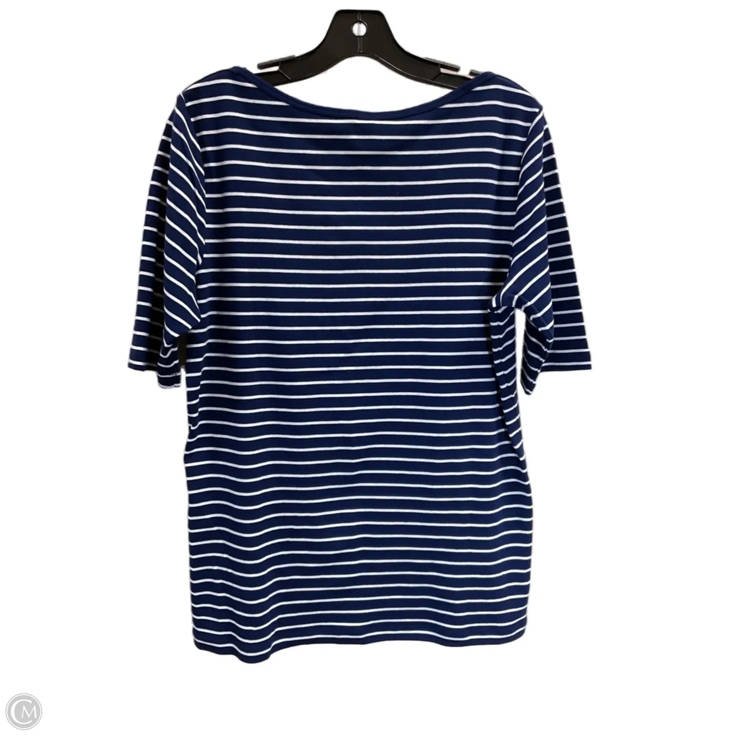 Top Short Sleeve By St Johns Bay In Navy, Size: L