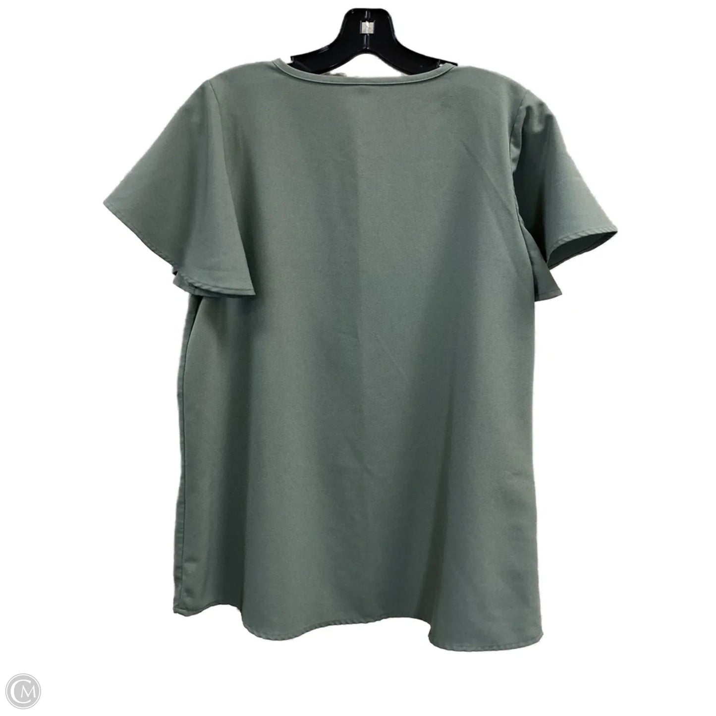 Top Short Sleeve By Clothes Mentor In Green, Size: M