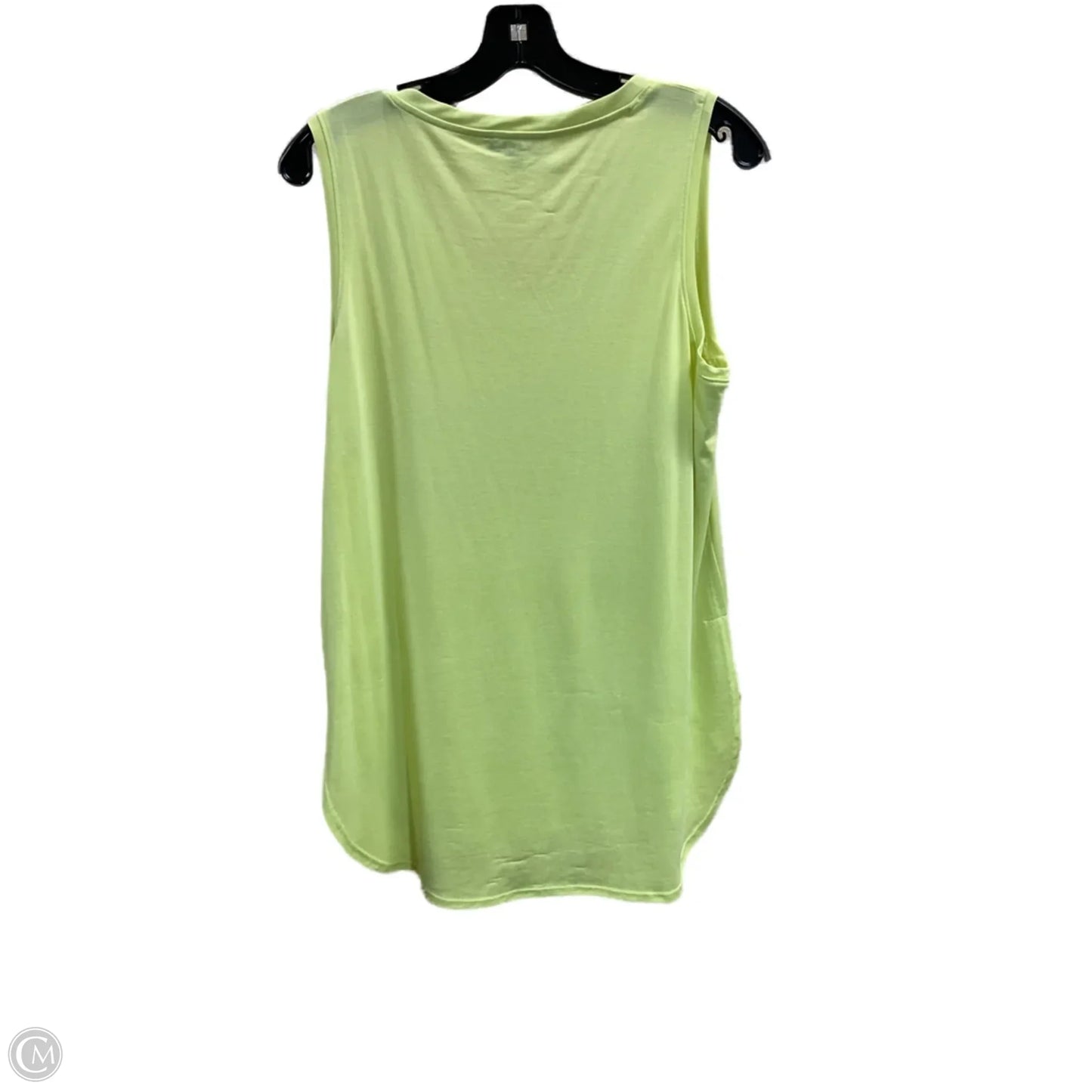Top Sleeveless By Tribal In Yellow, Size: M