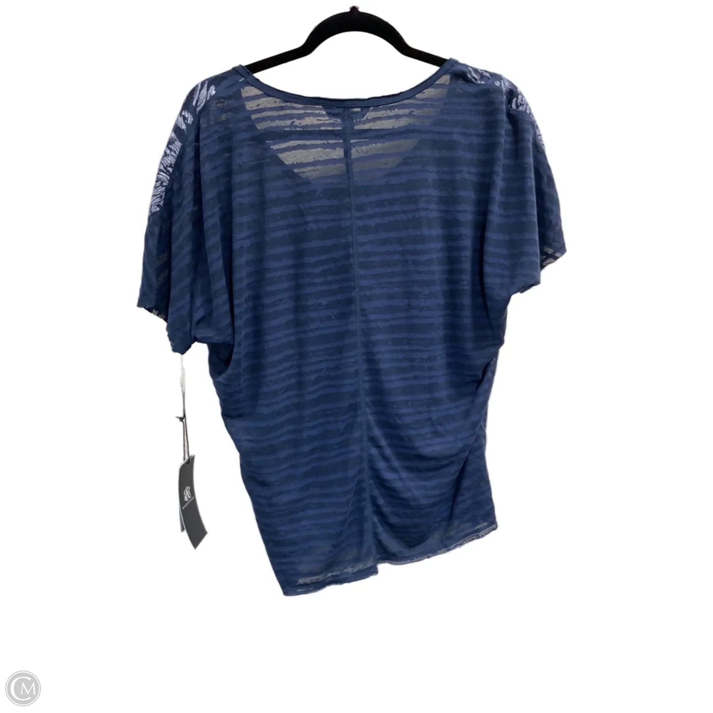Top 3/4 Sleeve By Rock And Republic In Blue, Size: M