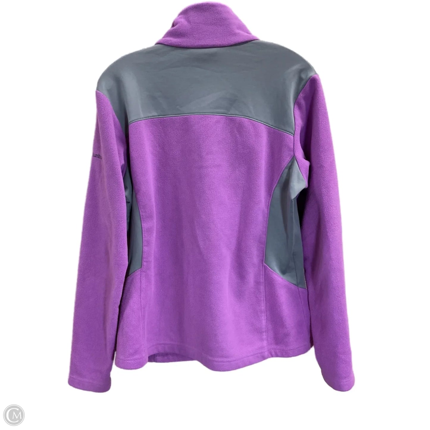 Jacket Fleece By Columbia In Purple, Size: L