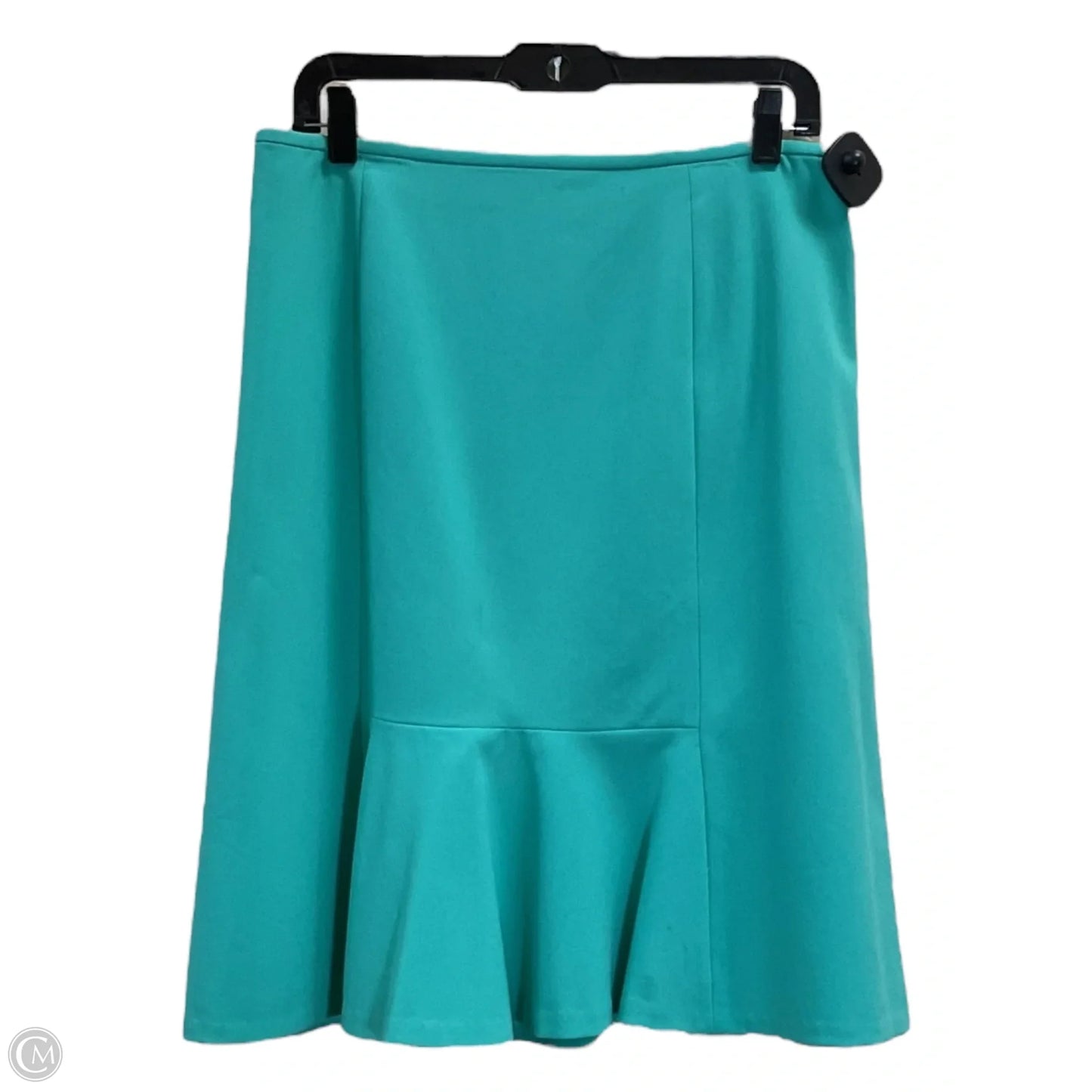 Skirt Midi By Nine West In Teal, Size: M