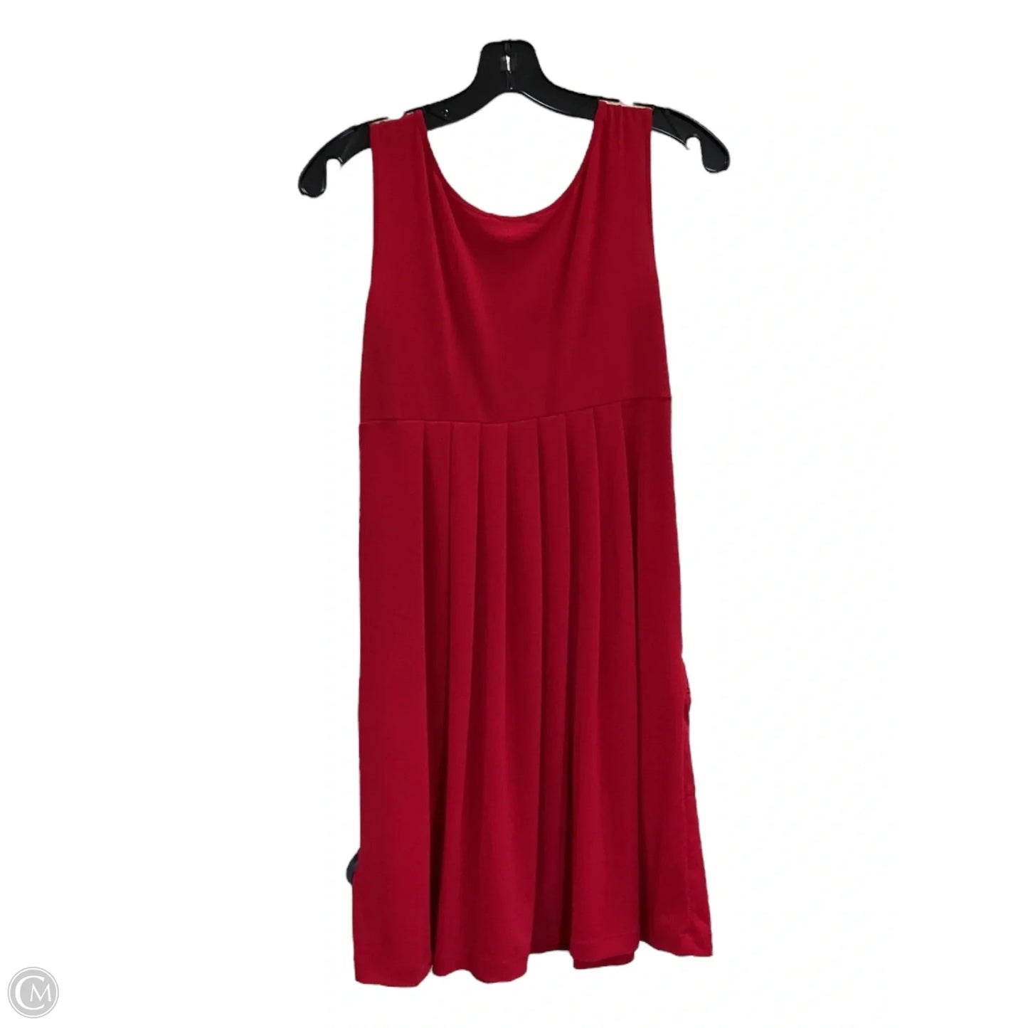 Dress Casual Short By Calvin Klein In Red, Size: S