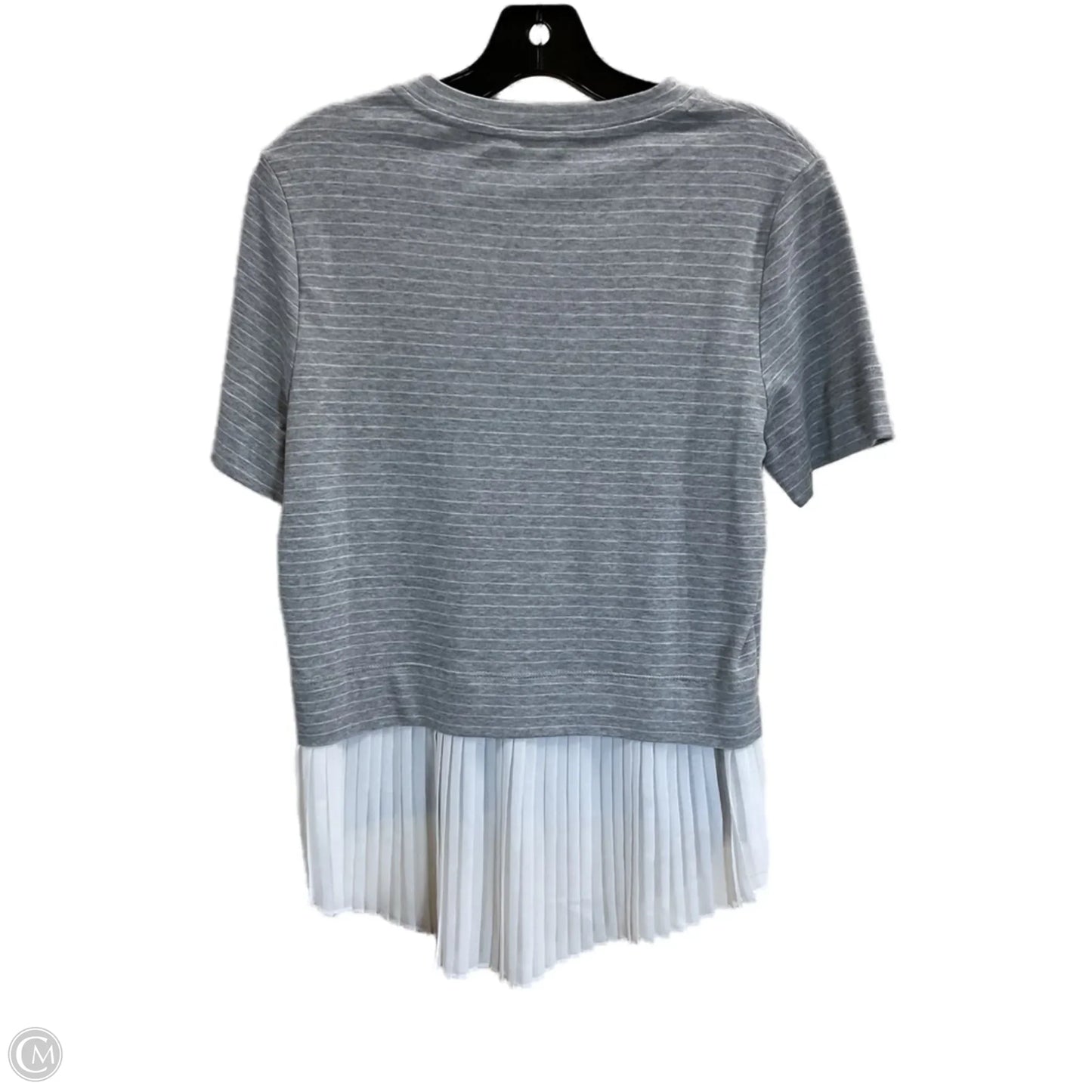 Top Short Sleeve By Banana Republic In Grey, Size: Xs