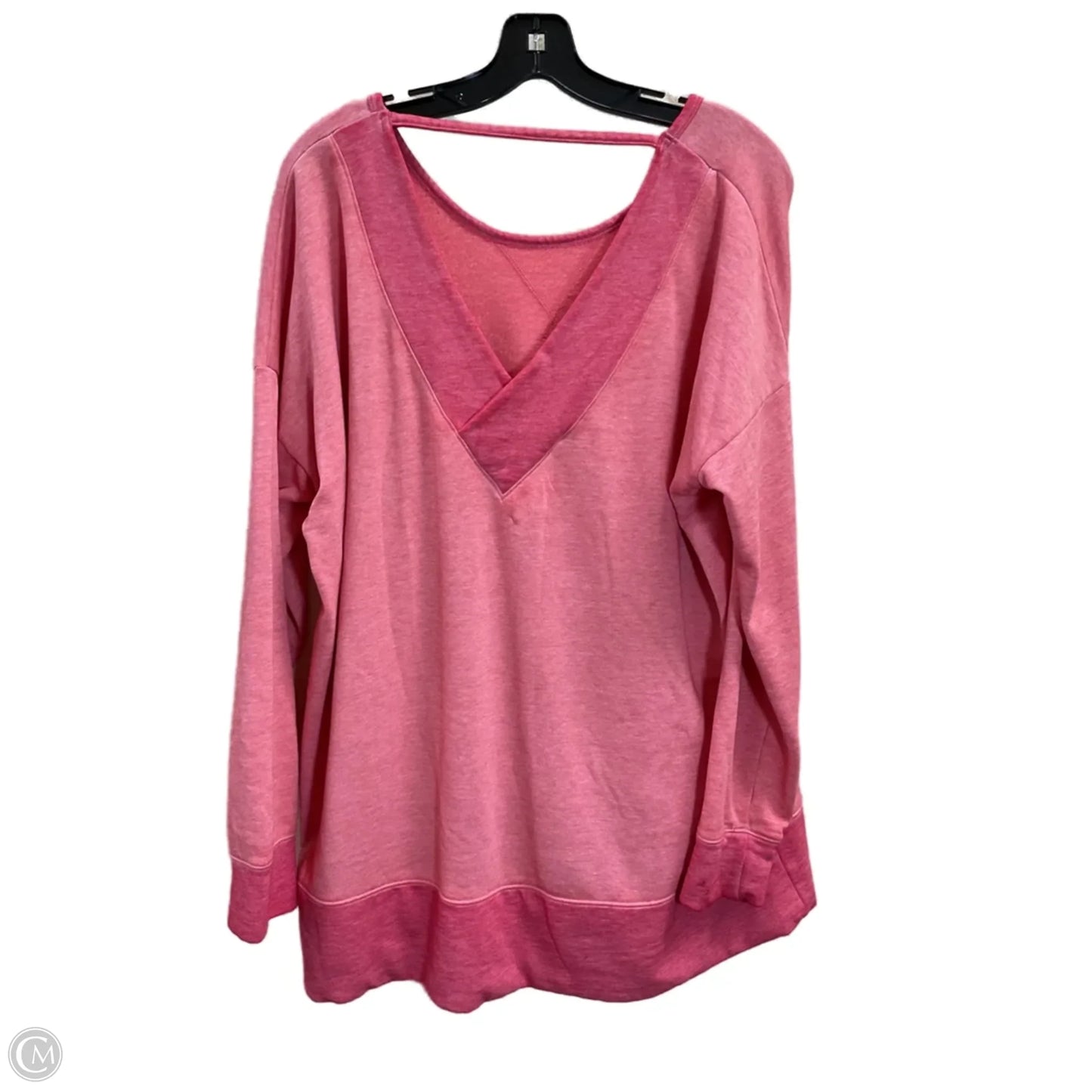Sweatshirt Crewneck By Maurices In Pink, Size: 2x