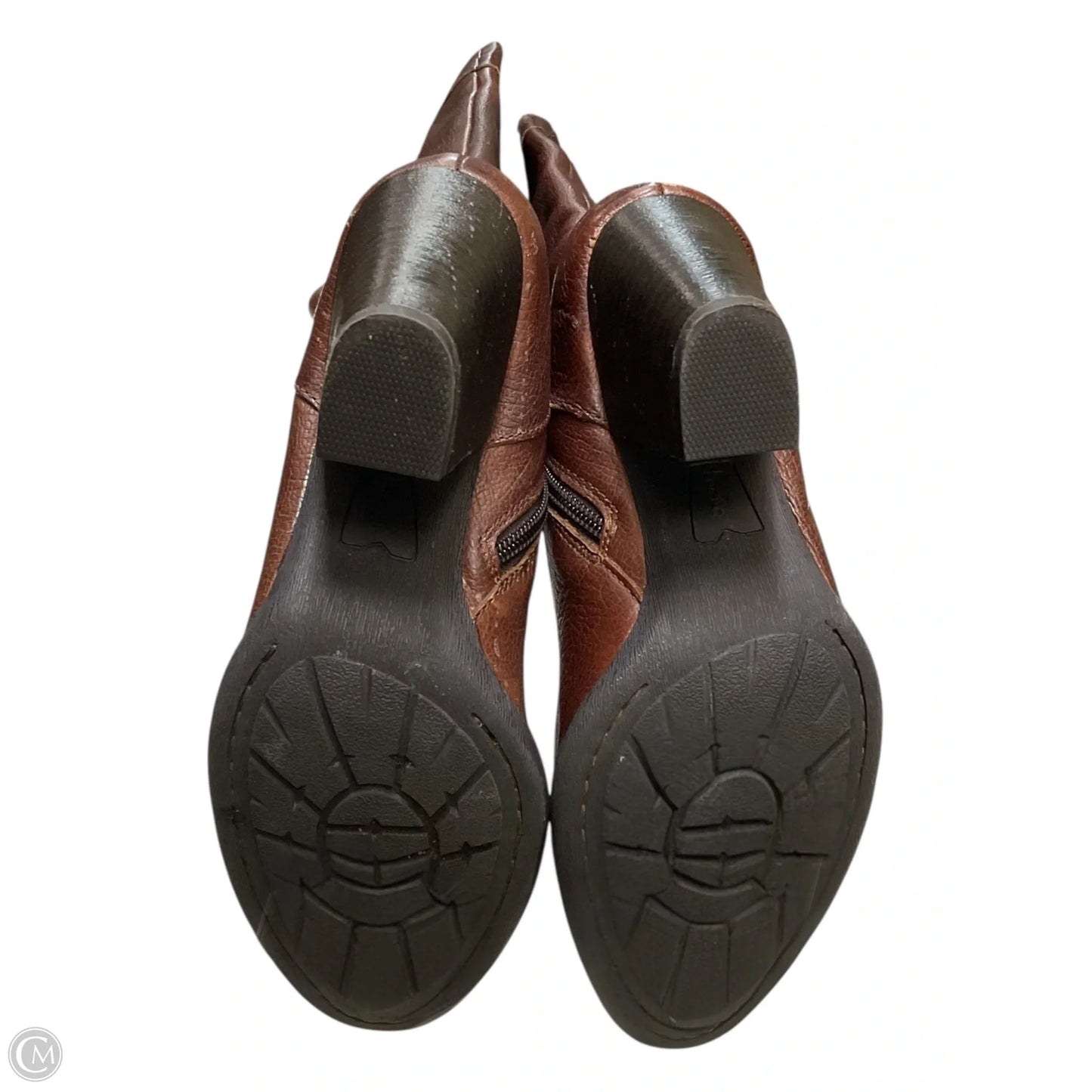 Boots Mid-calf Heels By Boc In Brown, Size: 8